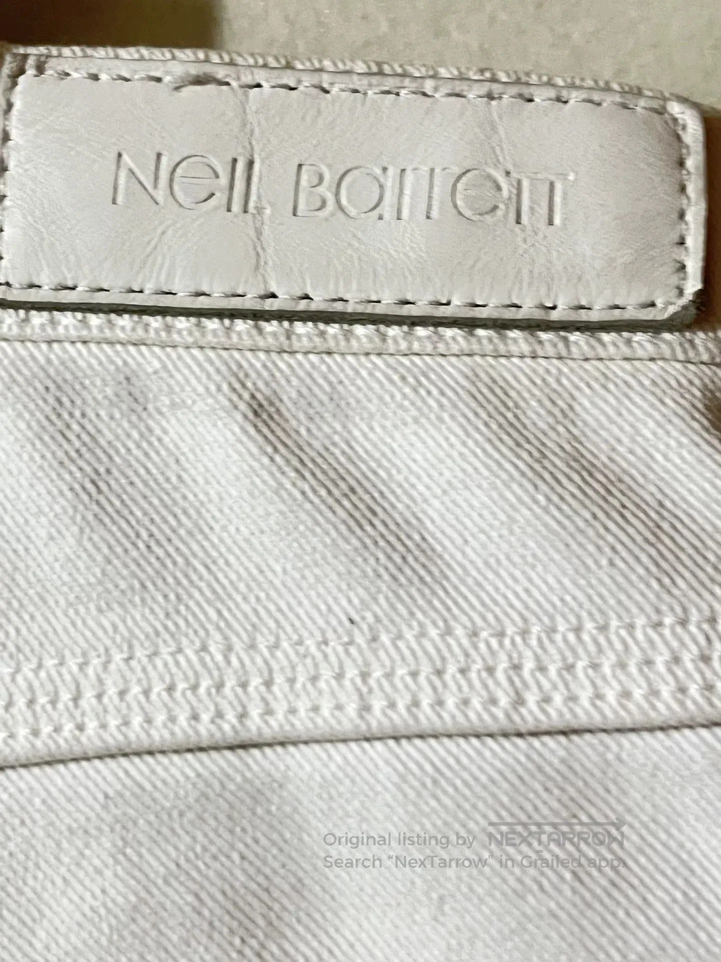Neil Barrett Neil Barrett Men's White Jeans 31. Size US 31 - 2 Thumbnail