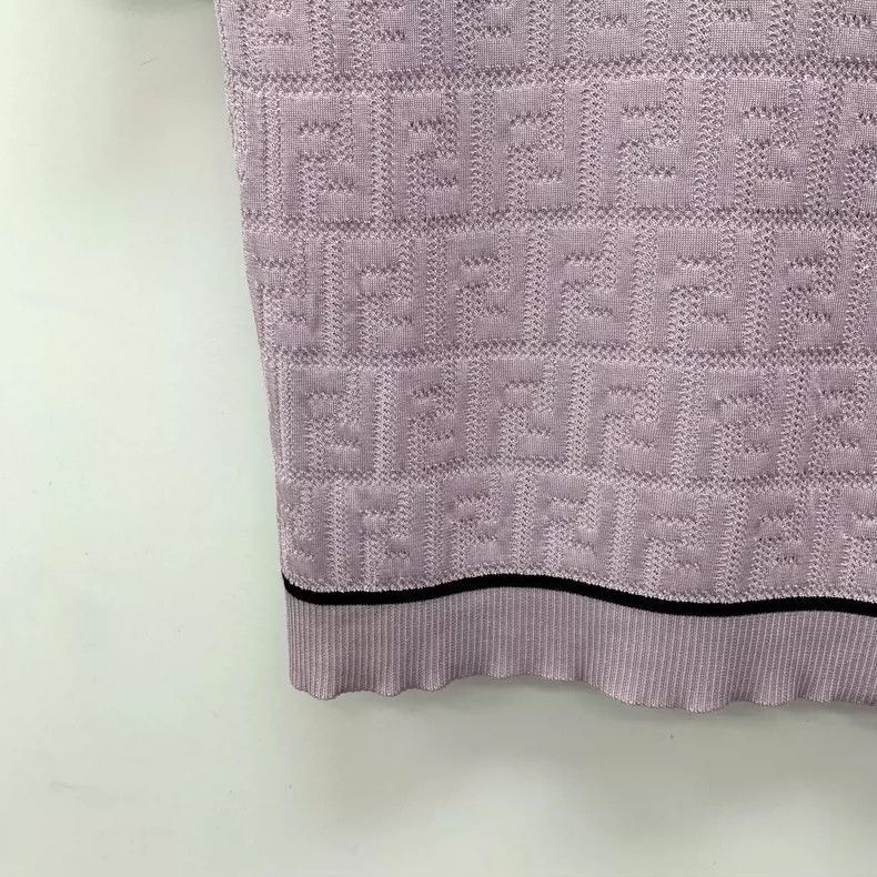 Fendi Fendi California Sky Purple Logo Knit Top Size S / US 4 / IT 40 - 4 Thumbnail