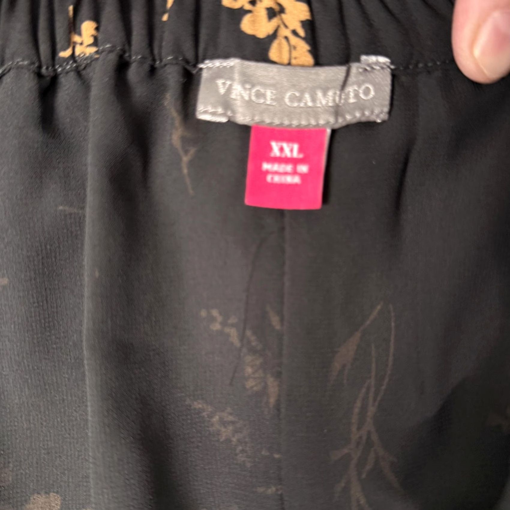 Vince Camuto Vince Camuto Midi Skirt 2XL Floral A-Line Elastic Waist Office Work Womens Size 40" / US 18 - 5 Thumbnail