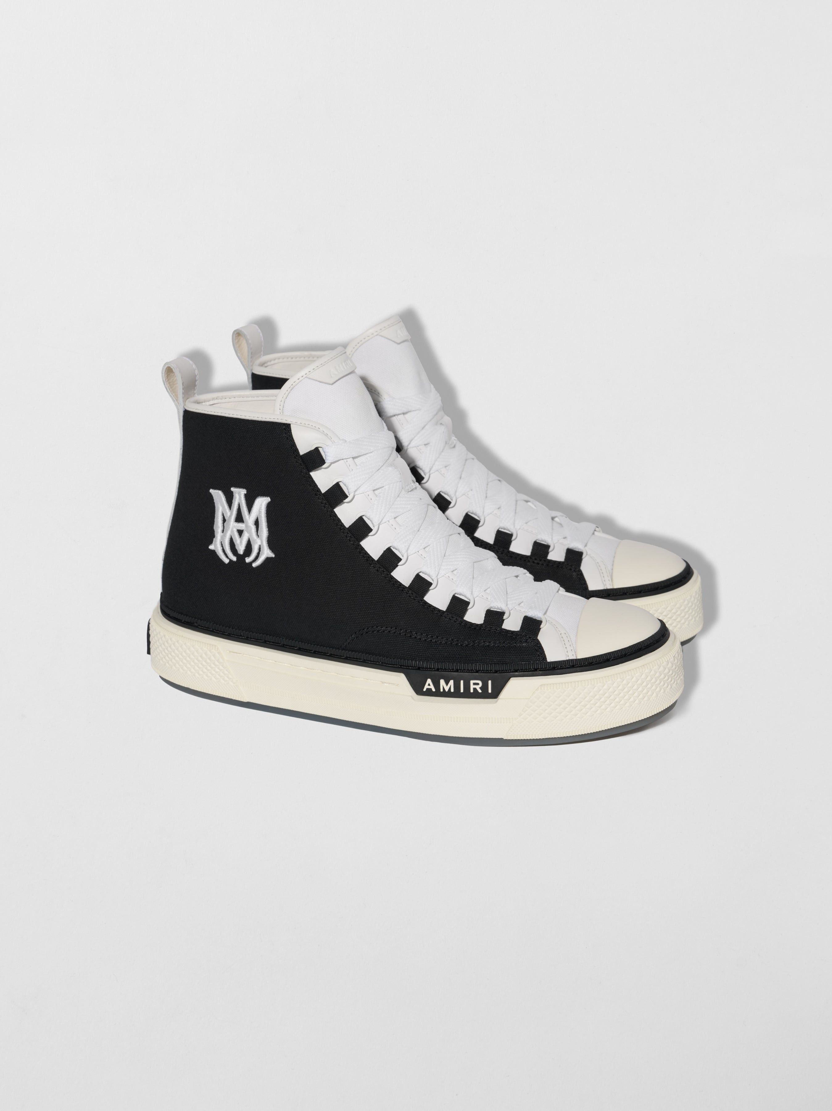 Amiri o1orln1125 MA Court Low-Top Sneakers in Black/White Size US 8 / EU 41 - 2 Thumbnail