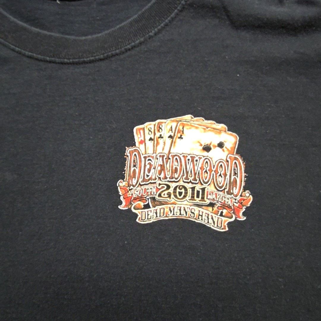 Other Deadwood South Dakota Tee Cowboy Black Motorcycle L Shirt Size US L / EU 52-54 / 3 - 7 Thumbnail