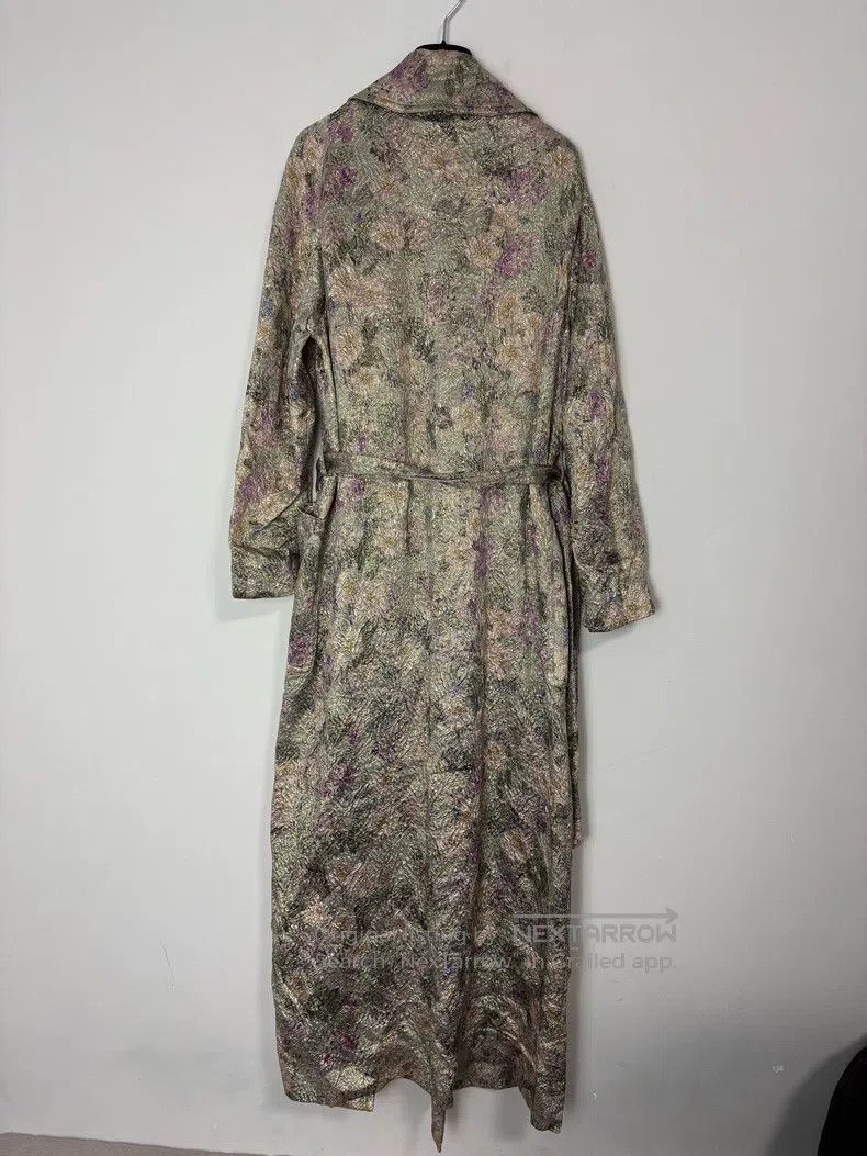 Dries Van Noten Dries Van Noten Jacquard Embroidered Trench Coat Size XS / US 0-2 / IT 36-38 - 2 Thumbnail