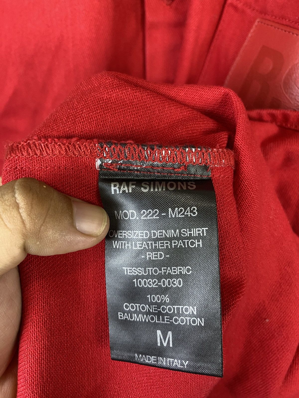 Raf Simons Limited Edition Raf Simons Wing Shya Oversized Denim Shirt Size US M / EU 48-50 / 2 - 8 Thumbnail