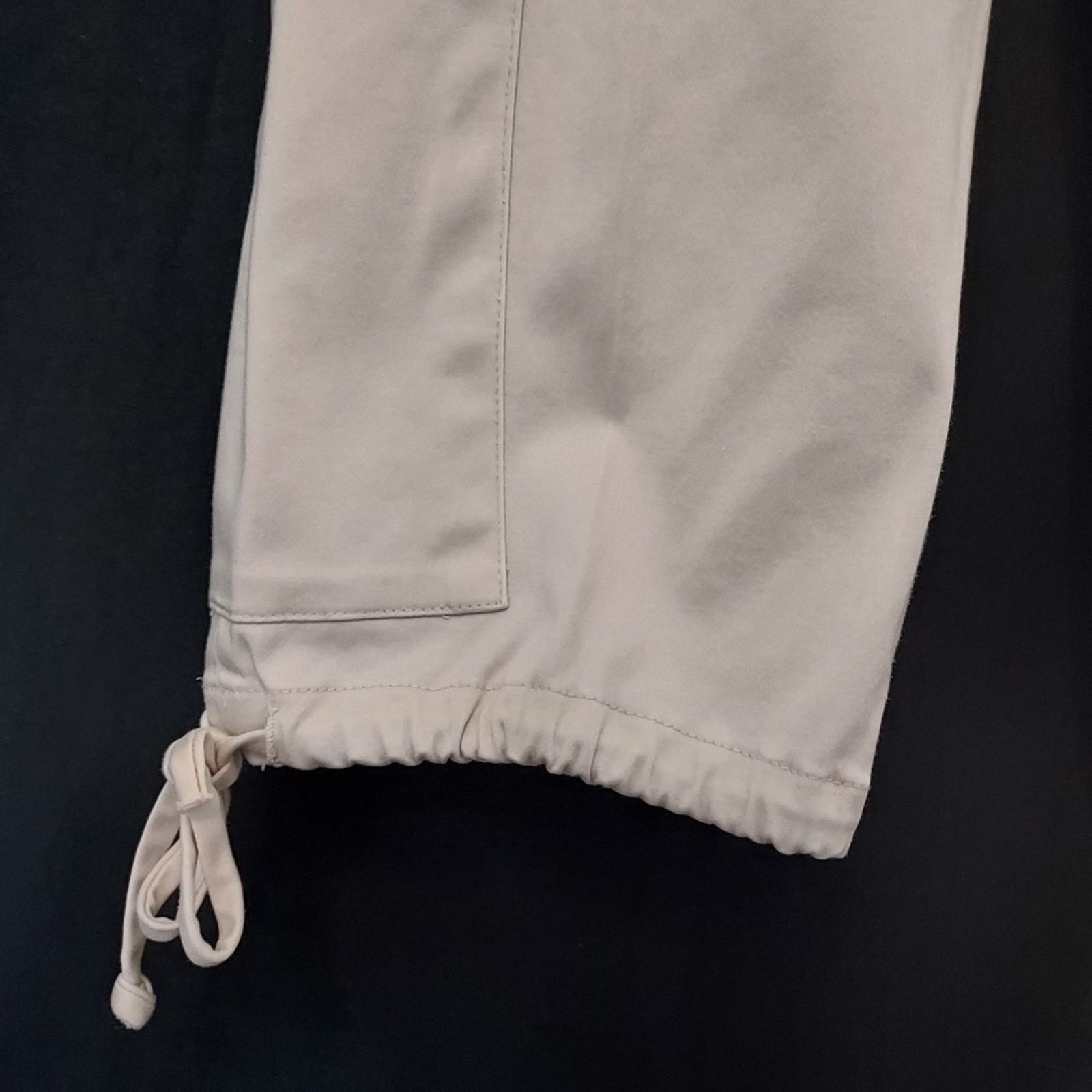 Willi Smith Willi Smith Stretch Cotton Blend Khaki Cargo Capri Pants Size 32" / US 10 / IT 46 - 6 Thumbnail