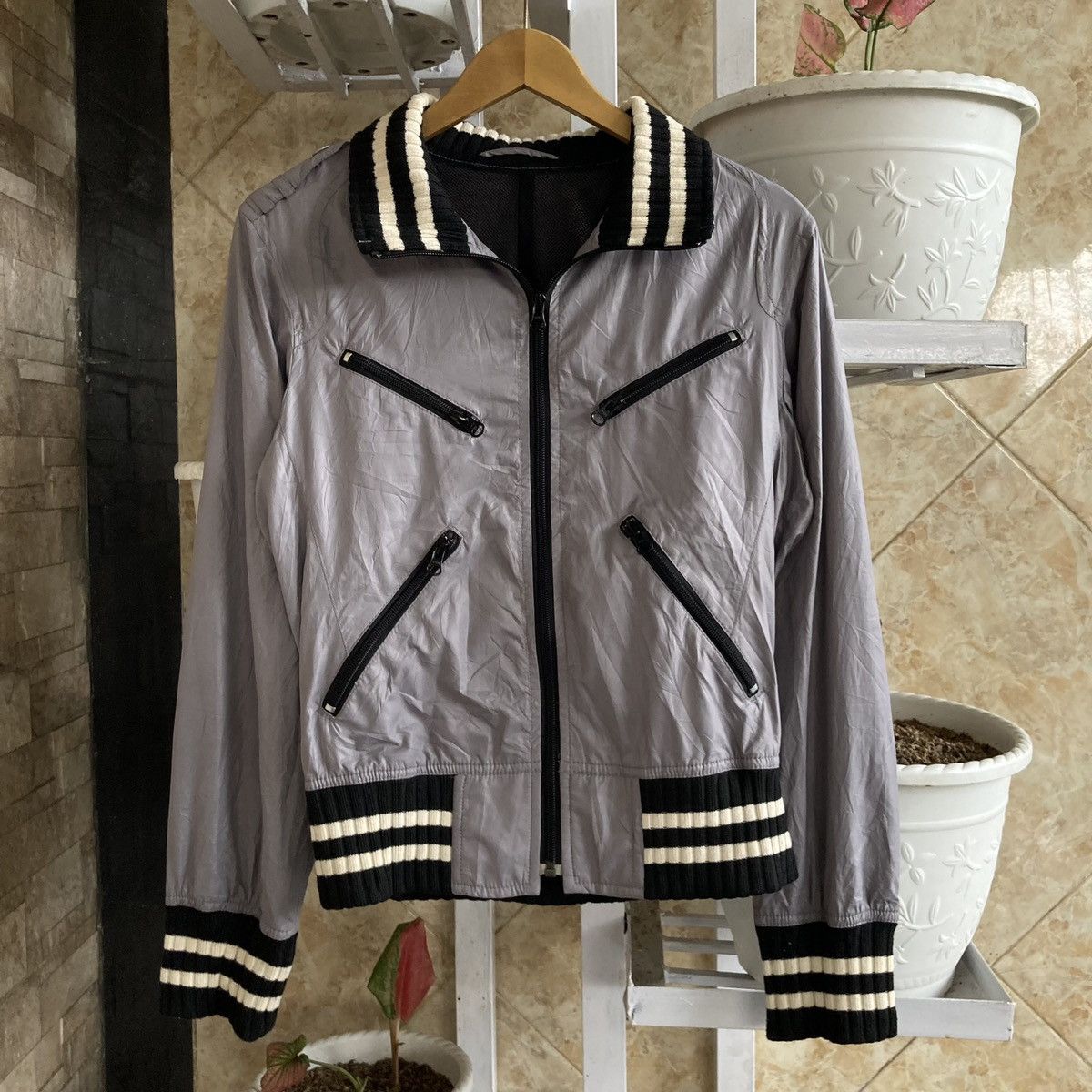Le Grande Bleu (L.G.B.) ON BOARD - Multi Zipper Track Jacket Vkei Japanese Brand Size US M / EU 48-50 / 2 - 2 Thumbnail
