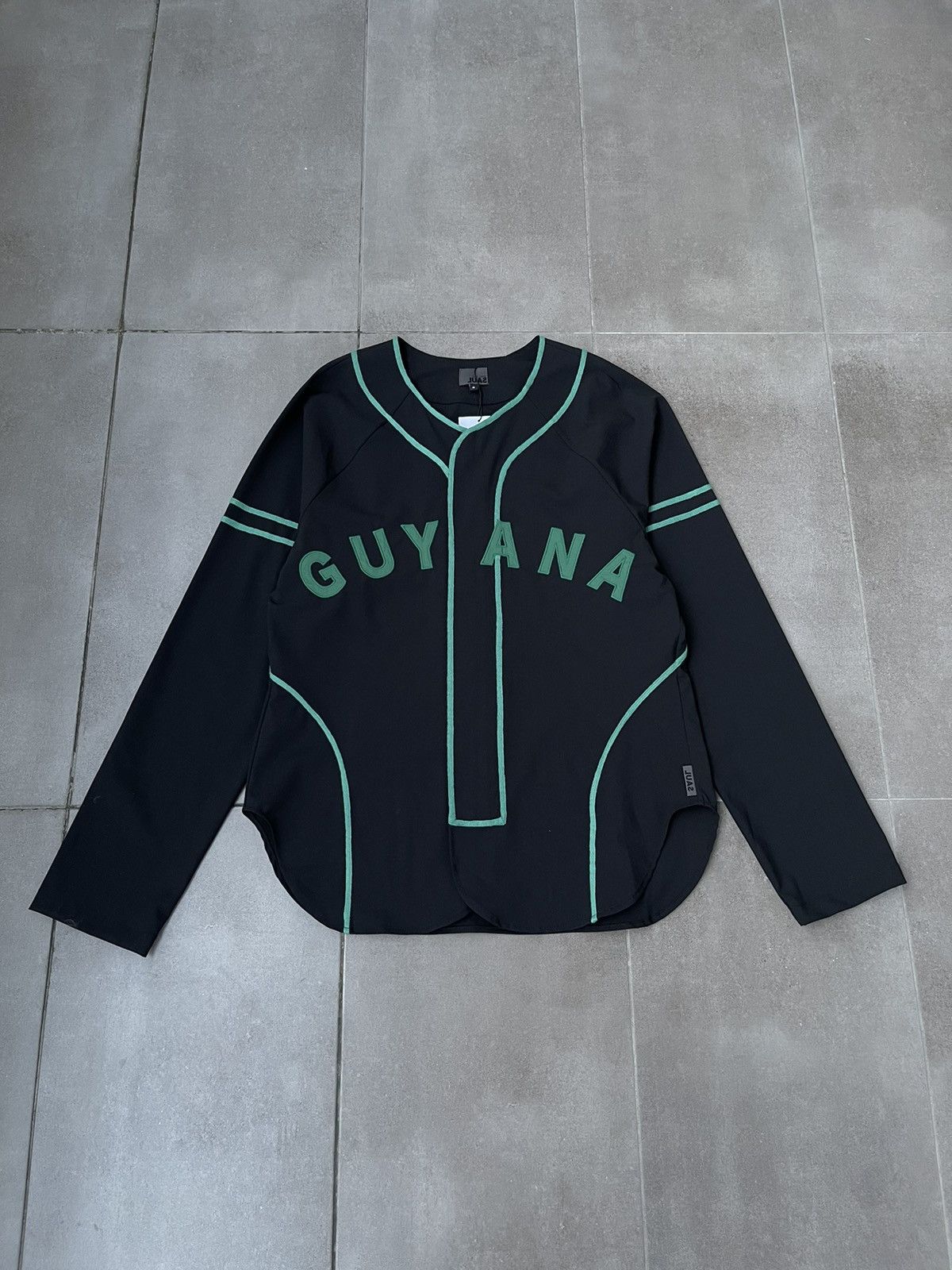 Saul Nash !DS! SS23 Saul Nash "GUYANA" Team Black Longsleeve Size US M / EU 48-50 / 2 - 7 Thumbnail