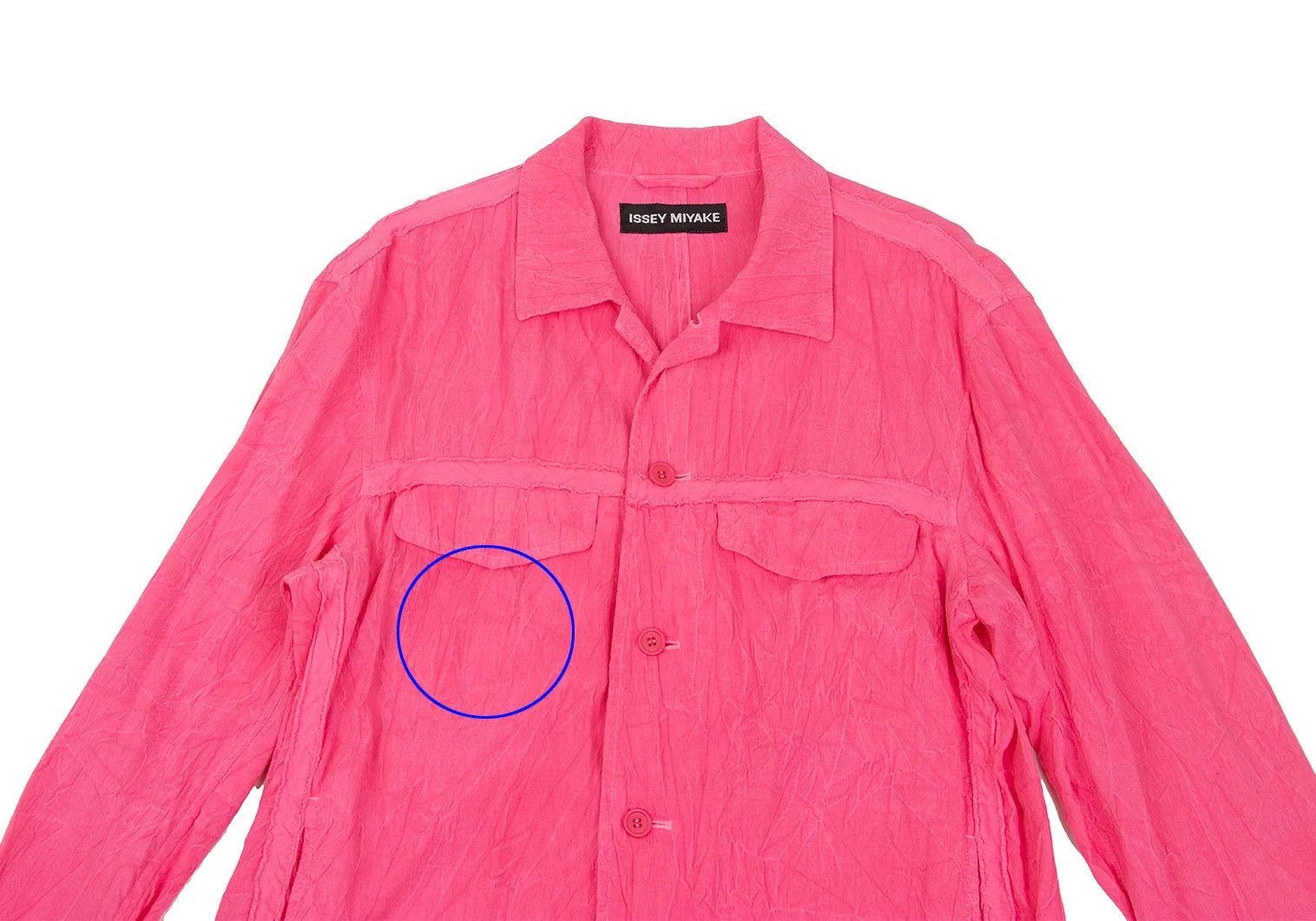 Issey Miyake Pink Pleated Tape Design Jacket in Good Condition Size US L / EU 52-54 / 3 - 2 Thumbnail