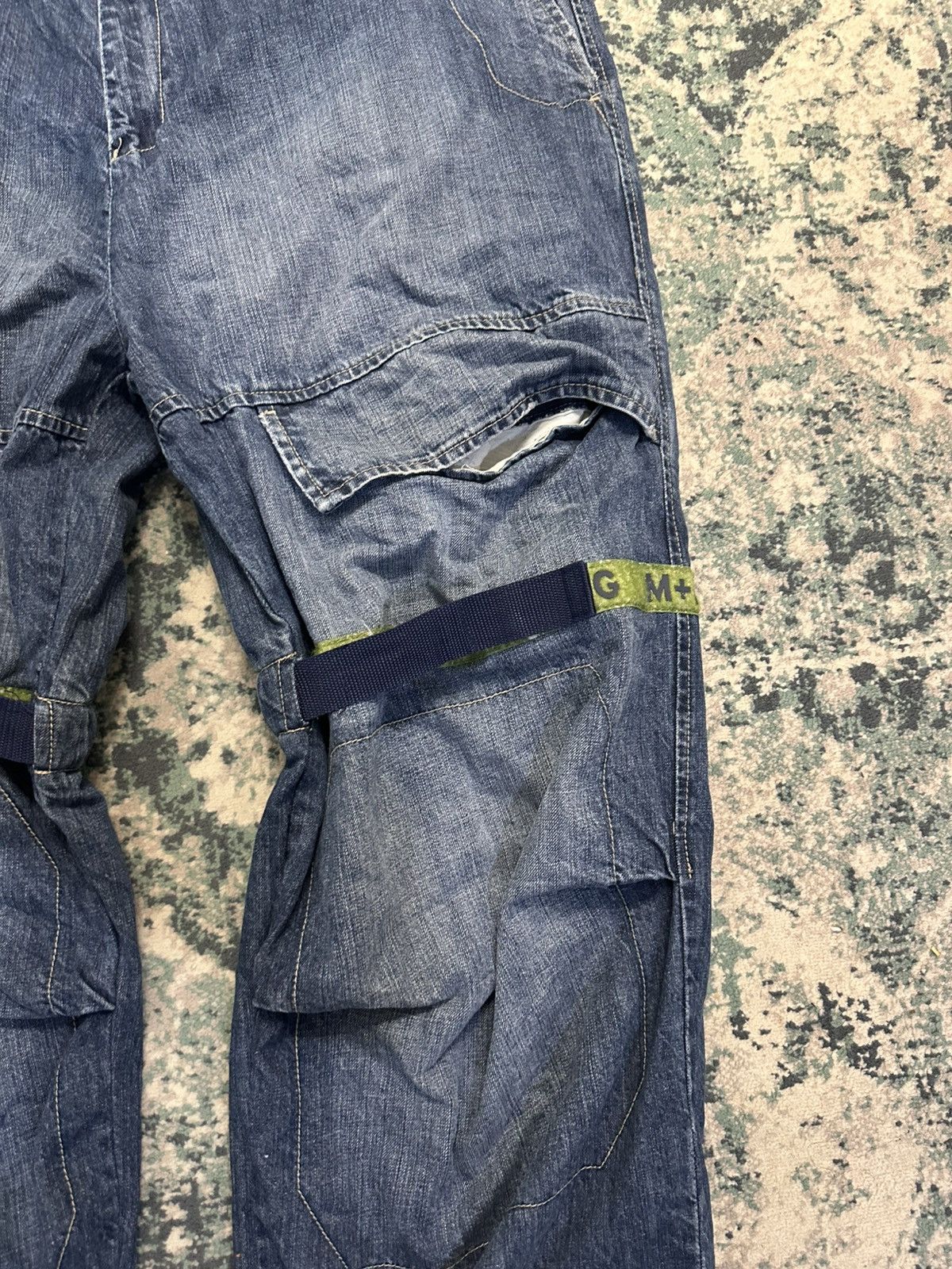 Marithe + Francois Girbaud Vintage Y2K MFG Baggy Strap Pant Size US 42 / EU 58 - 14 Thumbnail