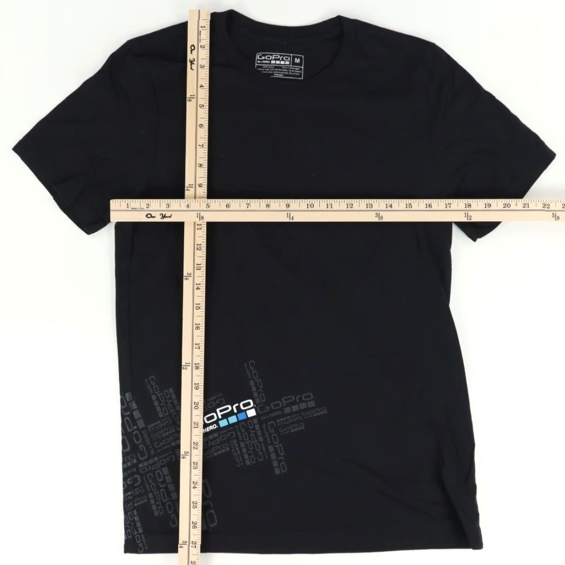 Vintage GoPro Hero Solid T-Shirt Black Men's M Size US M / EU 48-50 / 2 - 3 Thumbnail