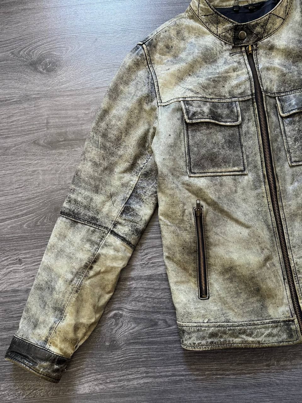 Vintage True Vintage Distressed Leather Jacket Size US S / EU 44-46 / 1 - 5 Thumbnail