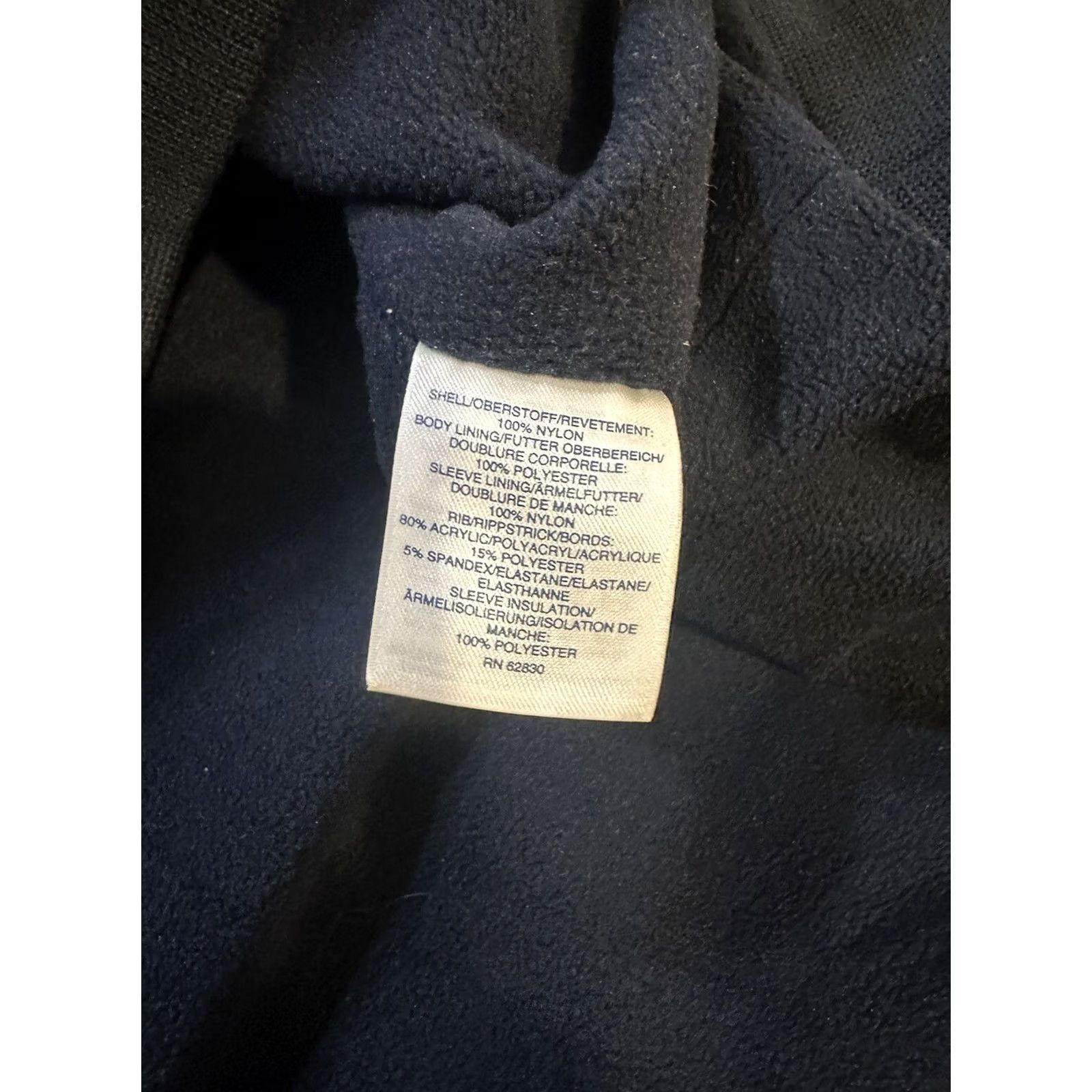 Lands' End Lands' End Jacket Mens Navy Blue Classic Squall Windbreaker Full Zip 2XLT Size US XXL / EU 58 / 5 - 8 Thumbnail