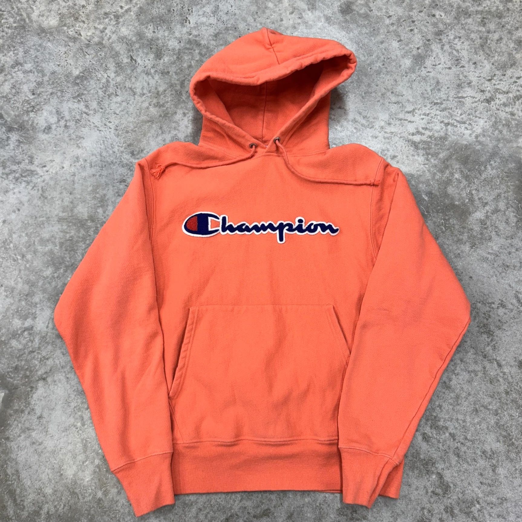 Champion Champion Hoodie Mens Medium Reverse Weave Pullover Spell Out Embroidered Size US M / EU 48-50 / 2 - 2 Thumbnail
