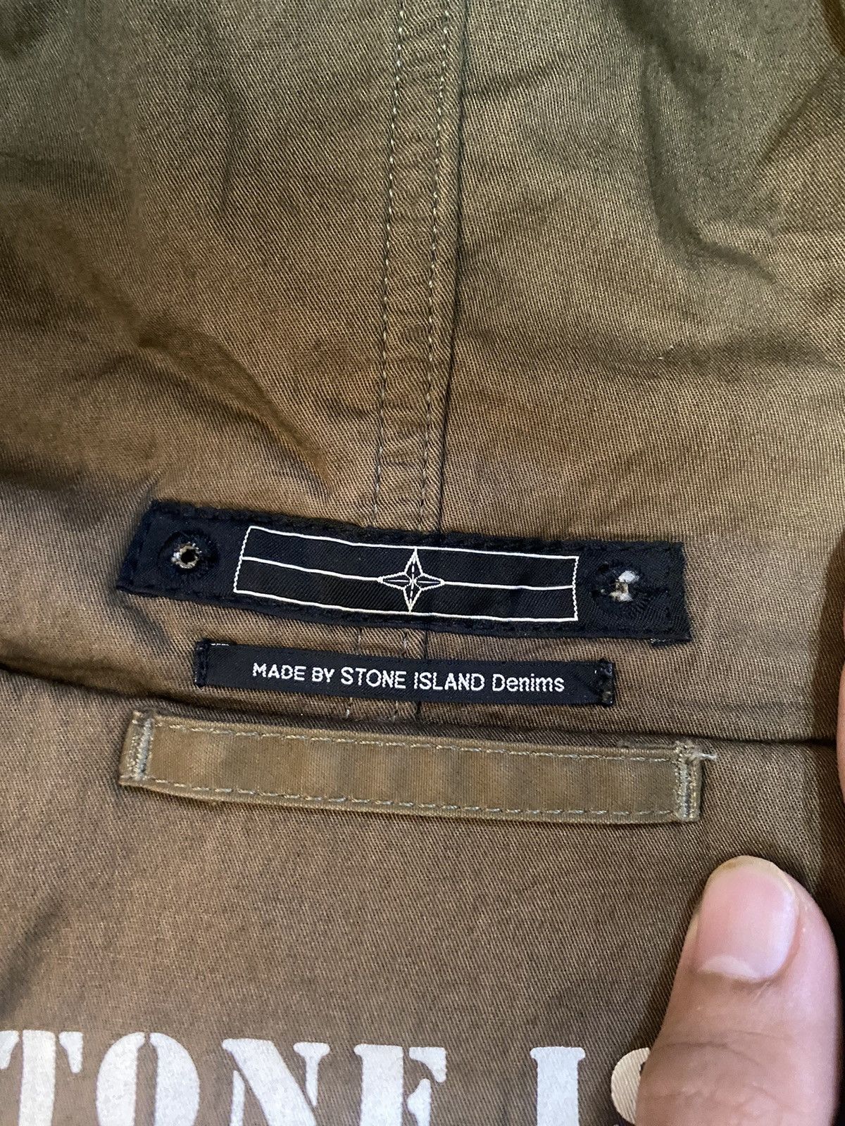 Stone Island Aw07 Stone Island Denim Naval Overcoat Duffle Jacket Size US M / EU 48-50 / 2 - 14 Thumbnail