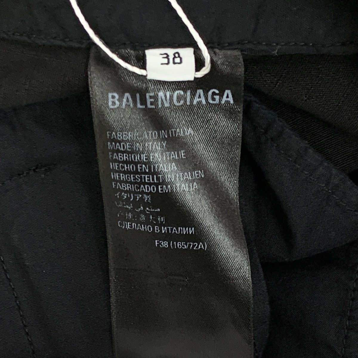 Balenciaga Balenciaga 22FW Black Cotton Cargo Mini Skirt K26WX Size 26" / US 2 / IT 38 - 7 Thumbnail