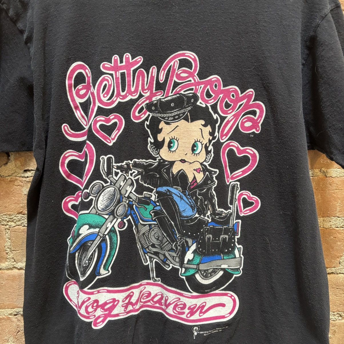 Vintage Vintage 1994 Betty Boop Hog Heaven big print tshirt Size US M / EU 48-50 / 2 - 2 Thumbnail