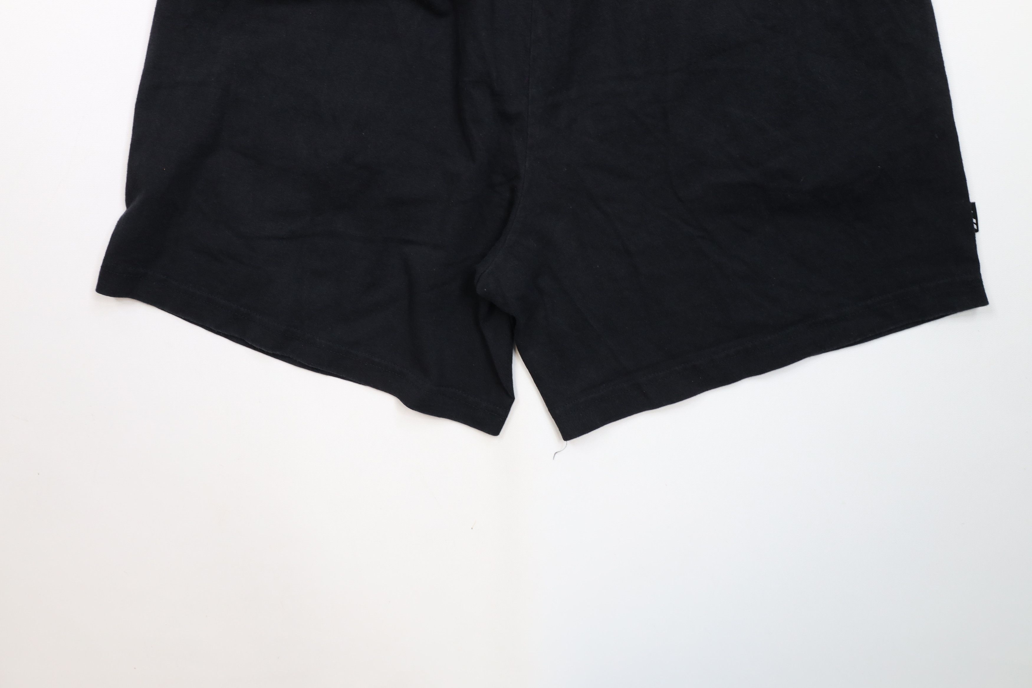 Reebok × Vintage Vintage 90s Reebok Spell Out Above Knee Cotton Shorts Black Size US 36 / EU 52 - 13 Thumbnail