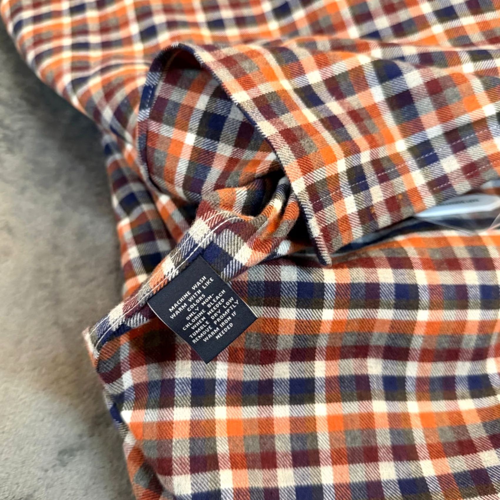 Hart Schaffner Marx Hart Schaffner Marx Canclini Italian Plaid Button Up Shirt Orange XXL Mens NWT Size US XXL / EU 58 / 5 - 5 Thumbnail