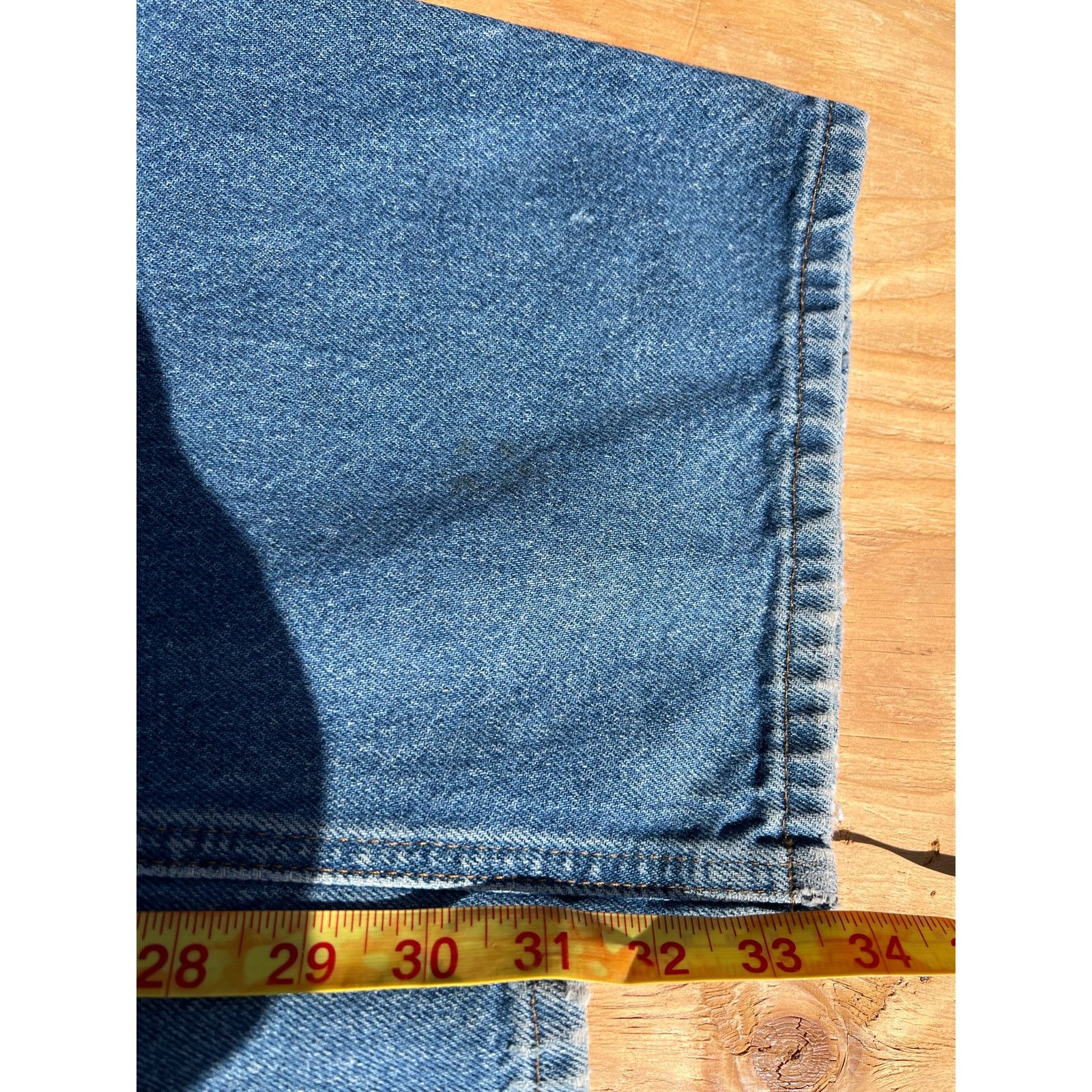 Carhartt Carhartt Jeans Mens 38x36 Blue Denim Utility Work Pants Size US 38 / EU 54 - 7 Thumbnail