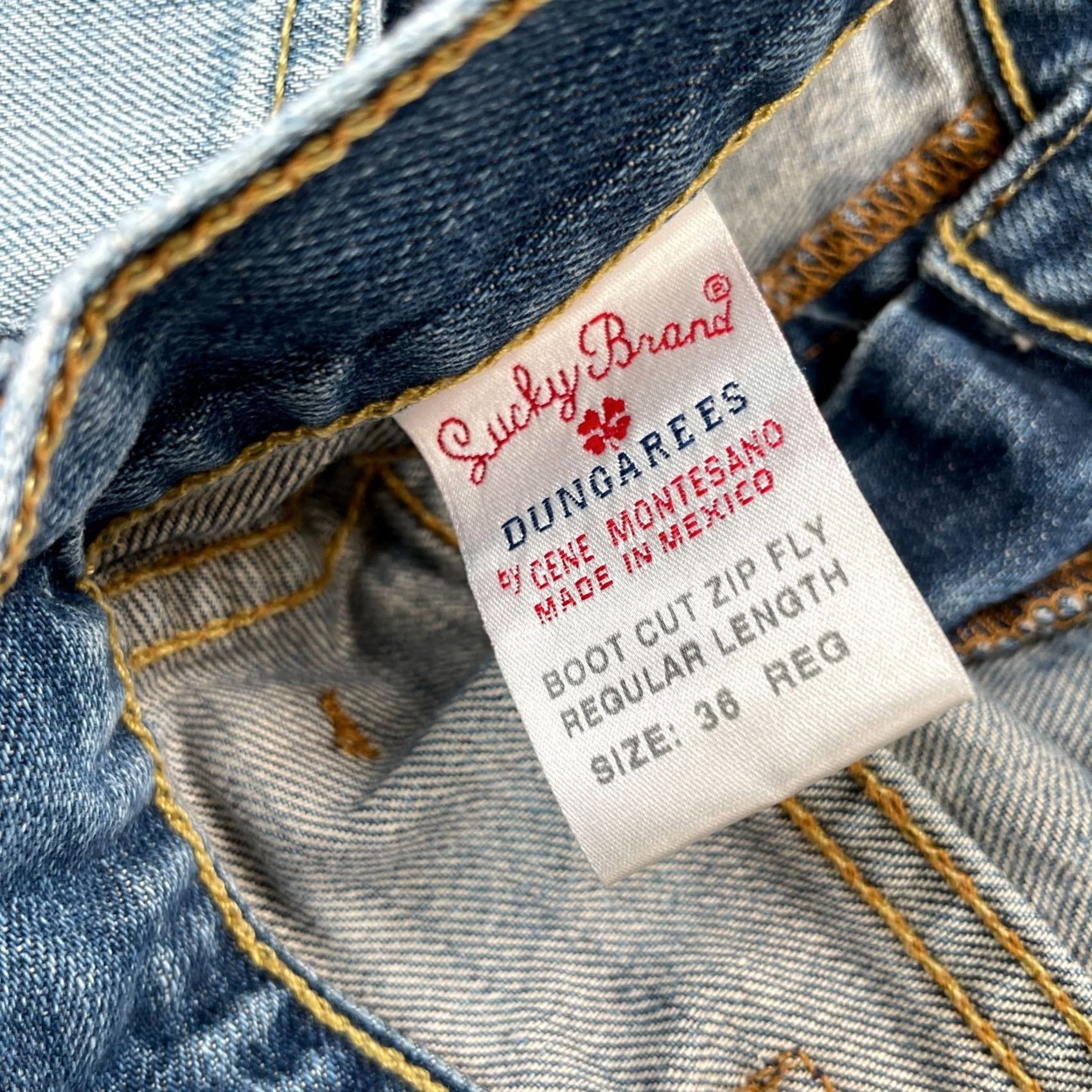 Lucky Brand Lucky Brand Jeans Men Bootcut Denim 36 Blue - Cotton Size US 36 / EU 52 - 3 Thumbnail