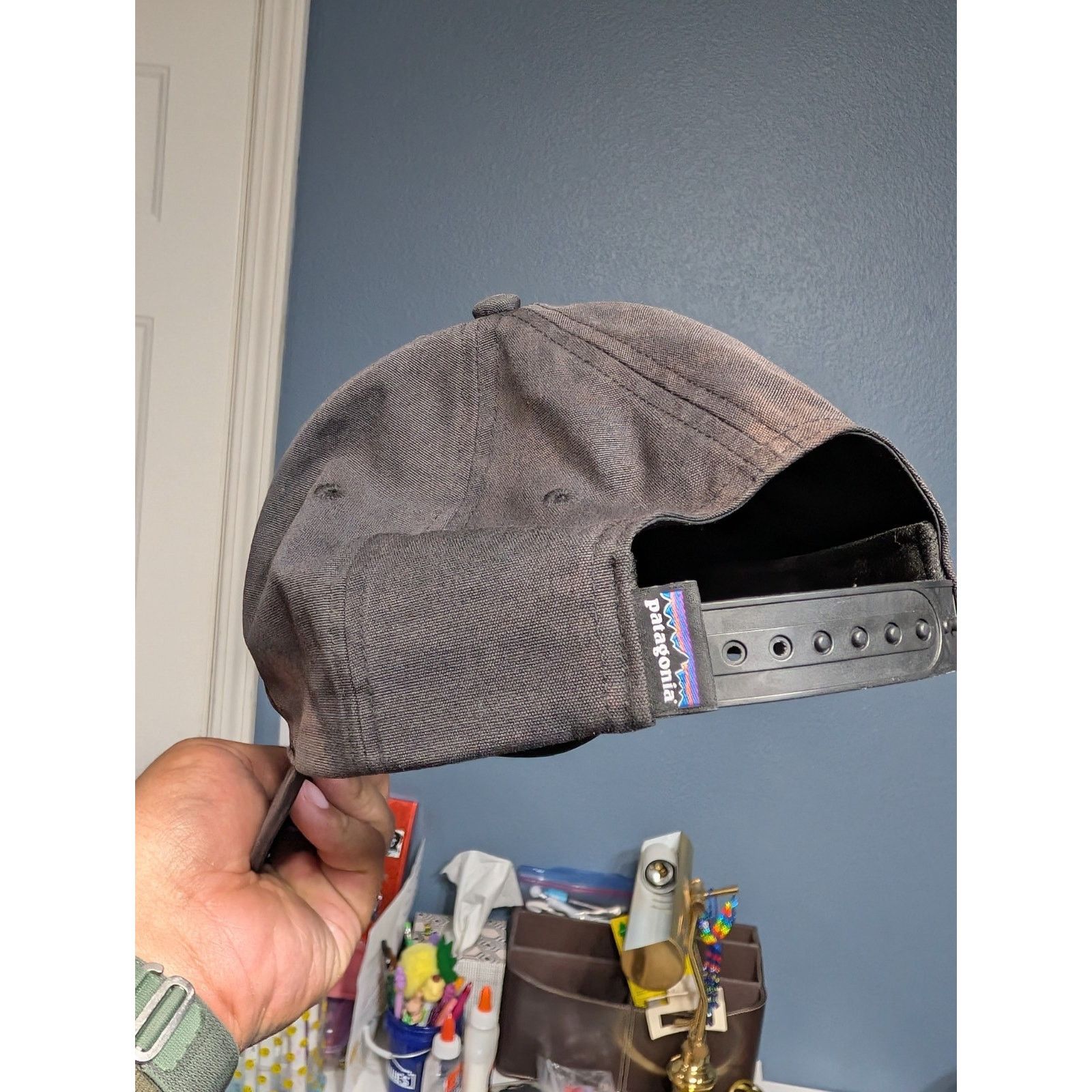 Patagonia Patagonia P-6 Label Trad Cap Hat - Plume - Grey - Hiking Hat Size ONE SIZE - 4 Thumbnail