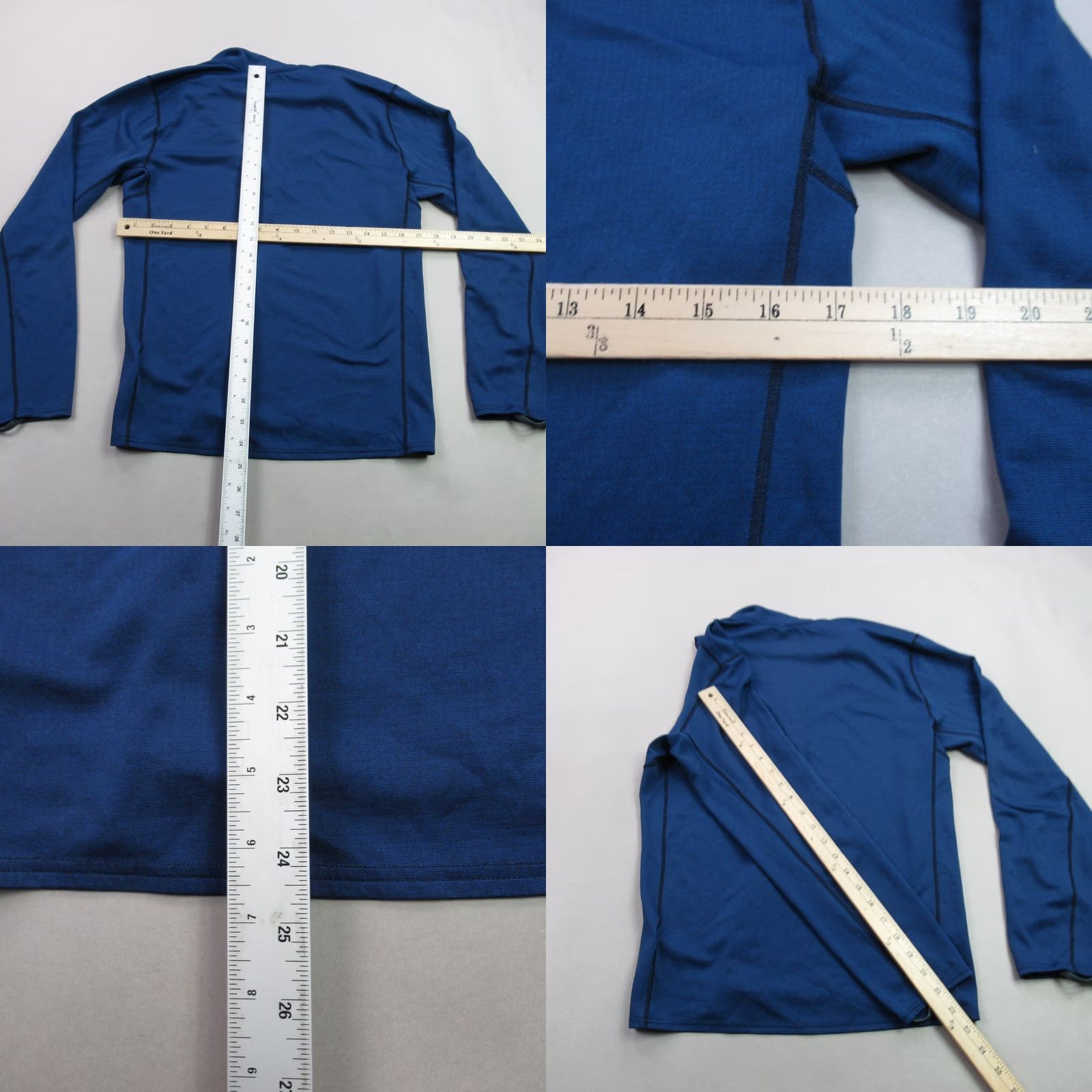 Patagonia Patagonia Sweater Shirt Mens Small Long Sleeve 1/4 Zip Pullover Blue Lightweight Size US S / EU 44-46 / 1 - 8 Thumbnail