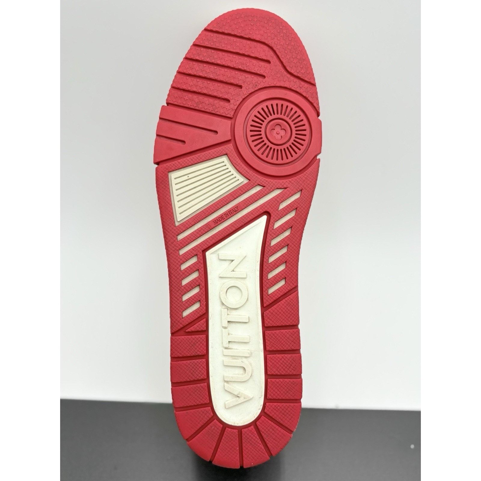 Louis Vuitton Louis Vuitton Trainer ' Red White ' | SUPER CLEAN! Size US 10.5 / EU 43-44 - 7 Thumbnail
