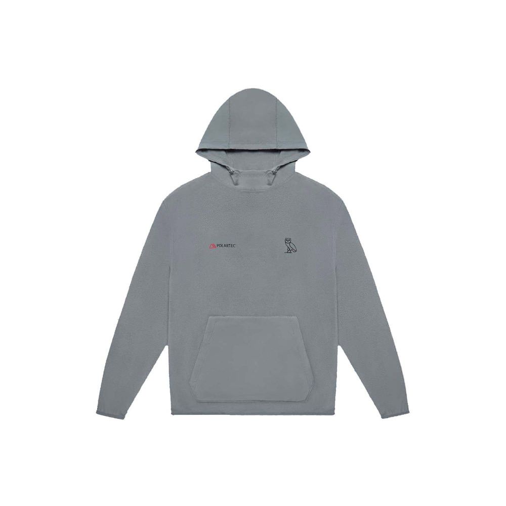 Drake OVO Polartec Thermal Pro Microfleece Hoodie Light Grey Size US XXL / EU 58 / 5 - 1 Thumbnail