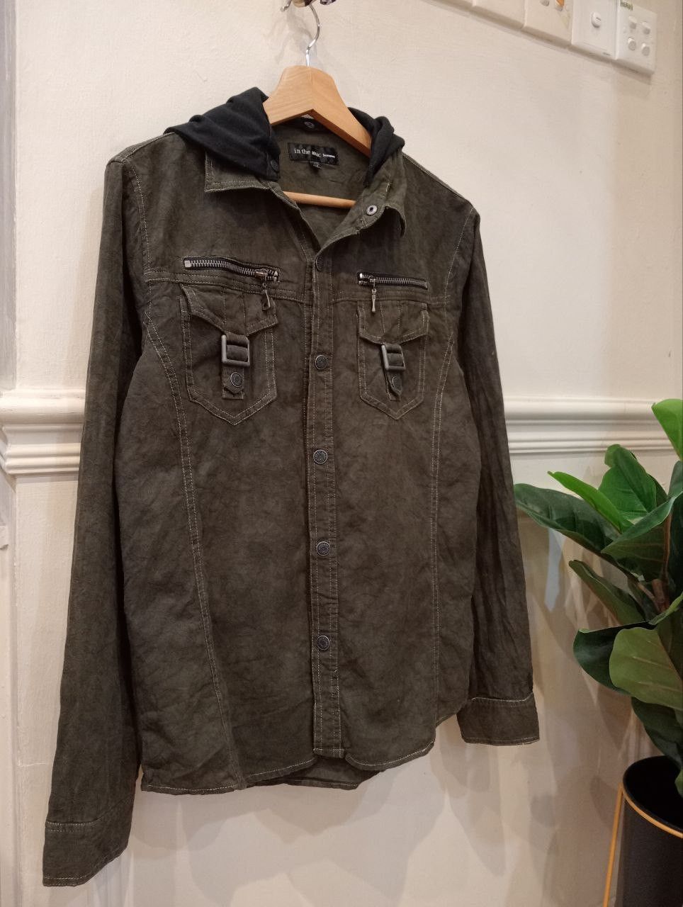 In The Attic IN THE ATTIC HOMME JAPAN 2 WAY BUTTON SHIRT Size US L / EU 52-54 / 3 - 1 Thumbnail