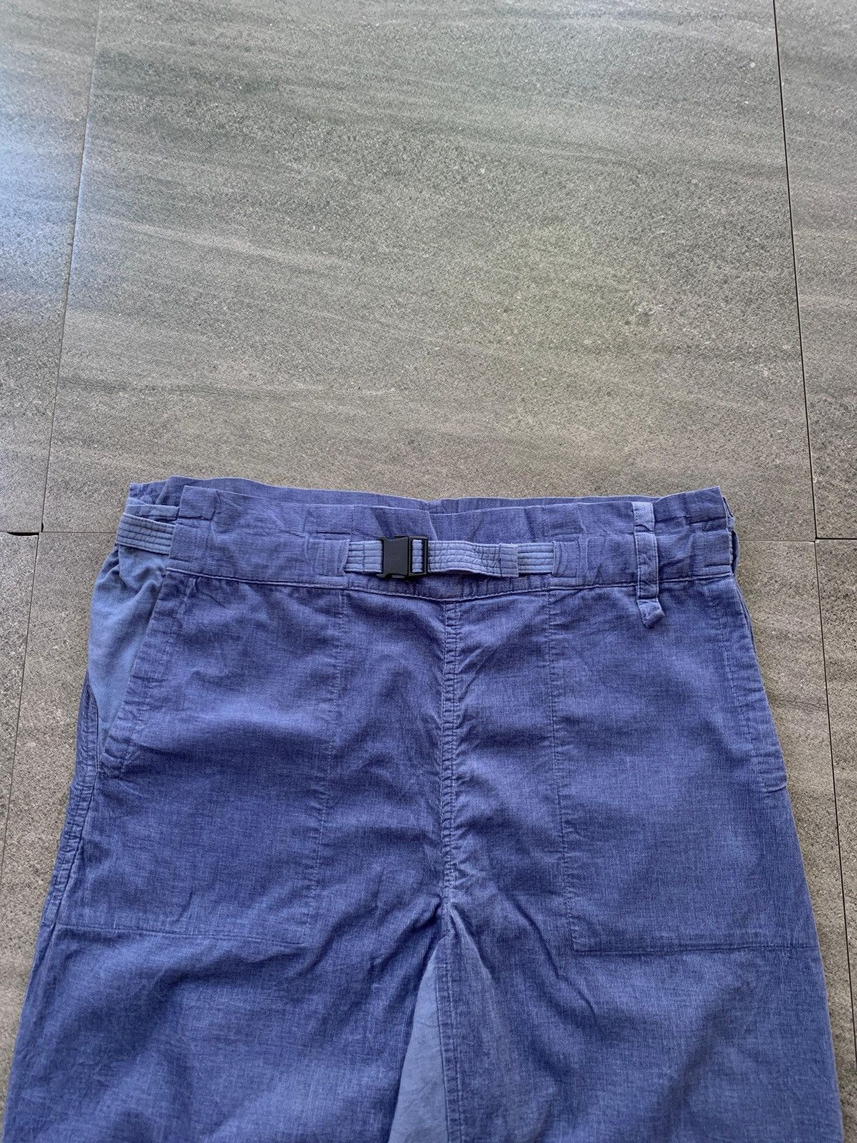 Issey Miyake FREE TAX! Two Tone Corduroy Wideleg Cropped Pants Size US 32 / EU 48 - 3 Thumbnail