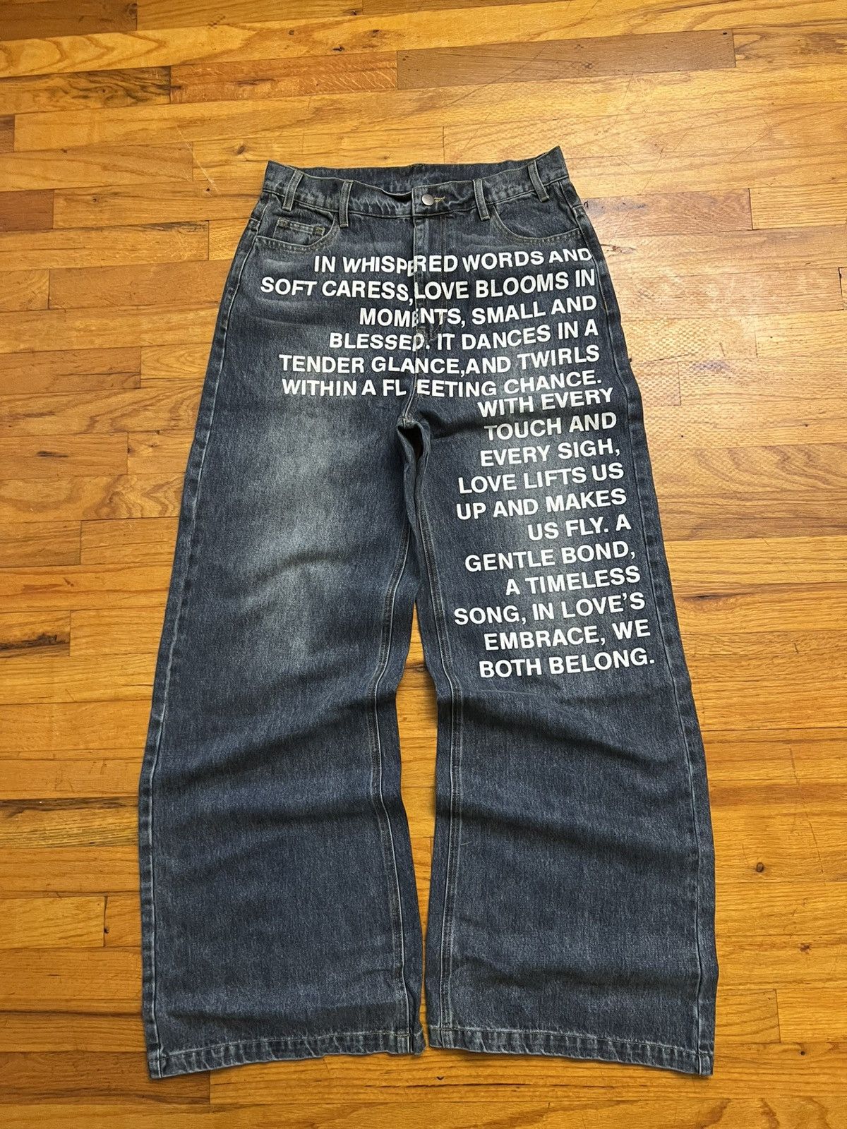 Other IHateStars “Poem” Jeans Blue - Size 30-32 - Used Once Size US 30 / EU 46 - 1 Thumbnail