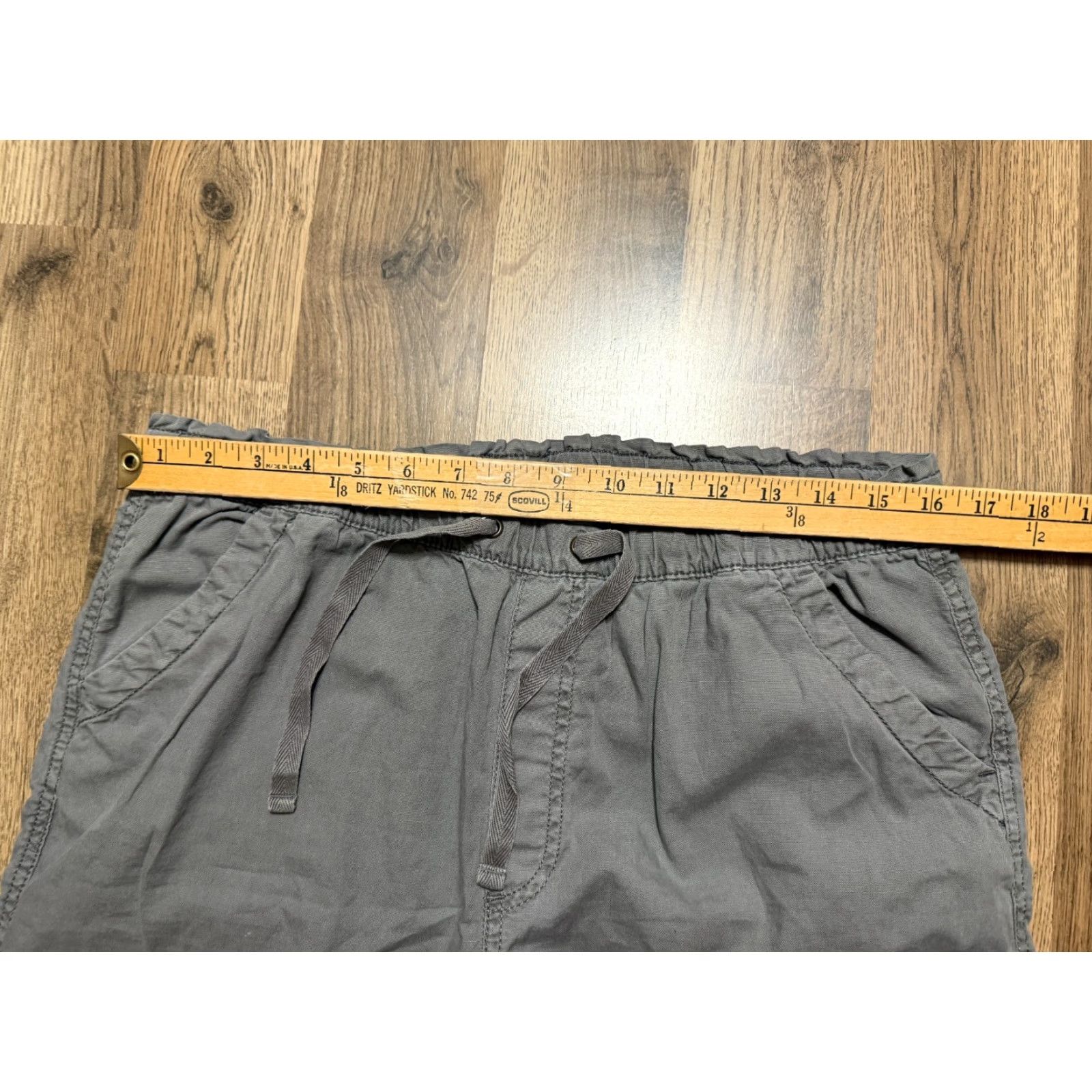 Vintage Sonoma Pants Women's Large Gray Tie Waist Casual 38" Length Womens Size 36" / US 14 / IT 50 - 7 Thumbnail