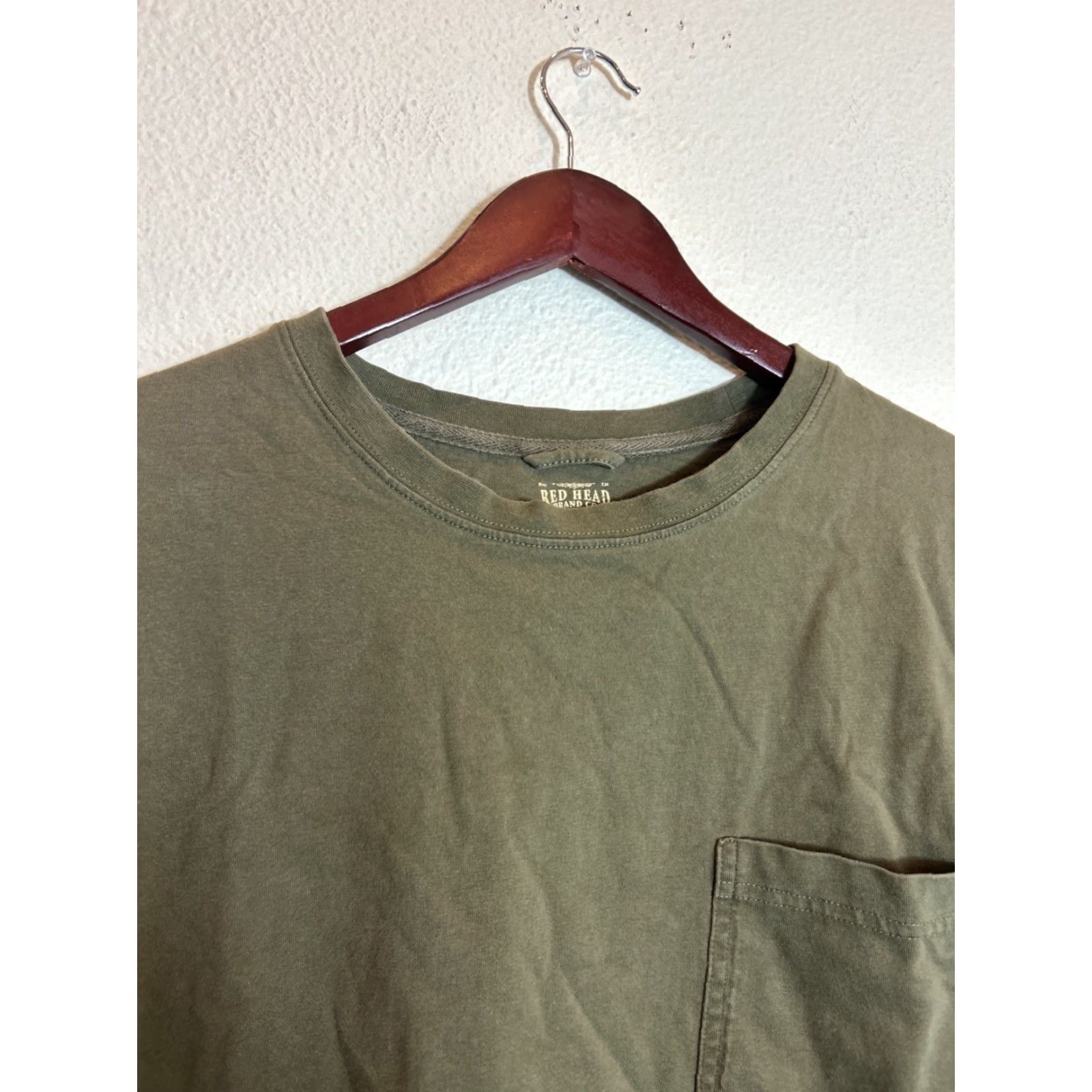 Vintage VINTAGE RedHead Shirt Mens XL Green Short Sleeve T Shirt Cotton Light Stains Size US XL / EU 56 / 4 - 3 Thumbnail