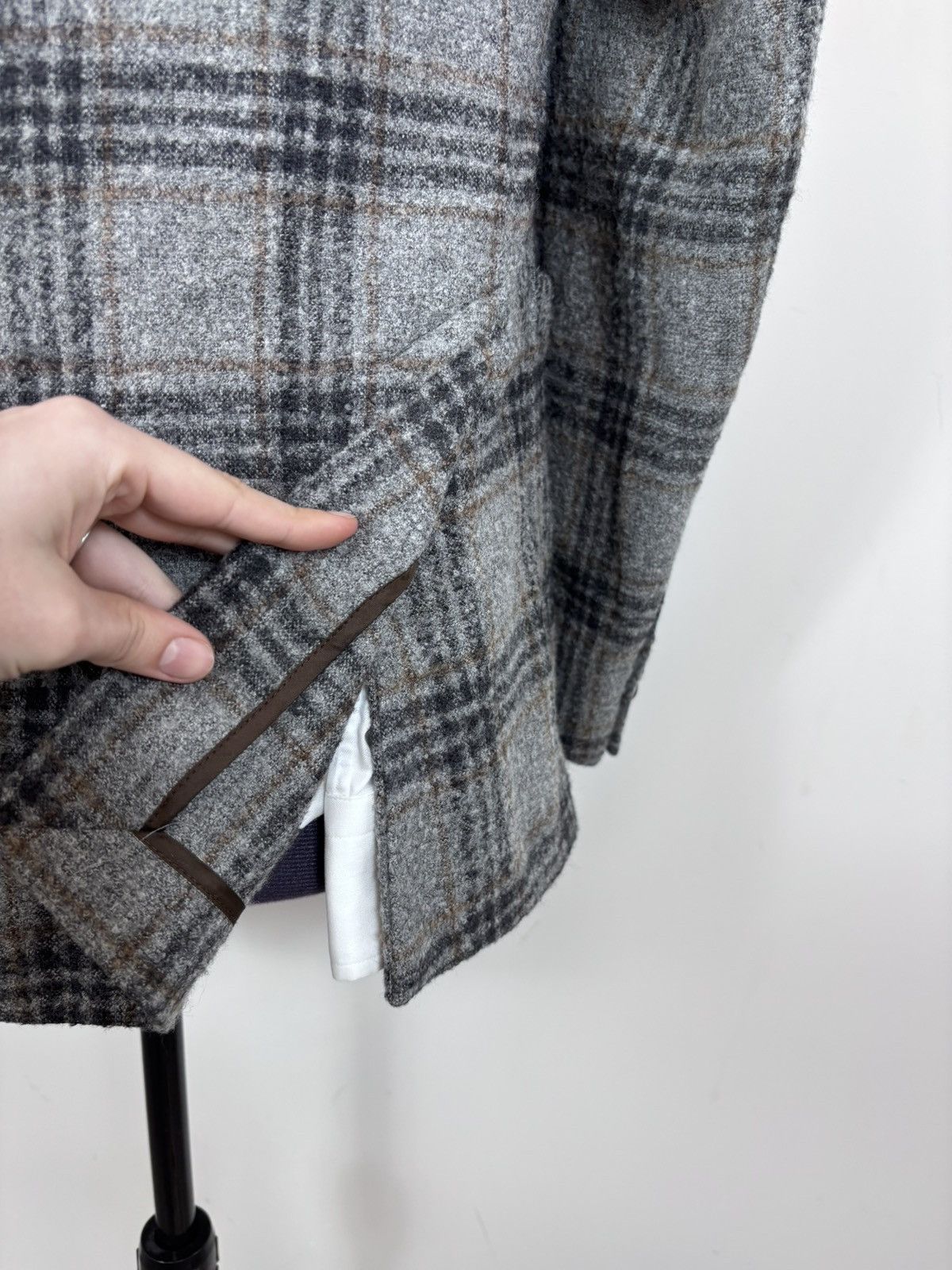 Luigi Bianchi Luigi Bianchi Sartoria Loro Piana Alpaca Wool Blazer Jacket Size 40R - 14 Thumbnail