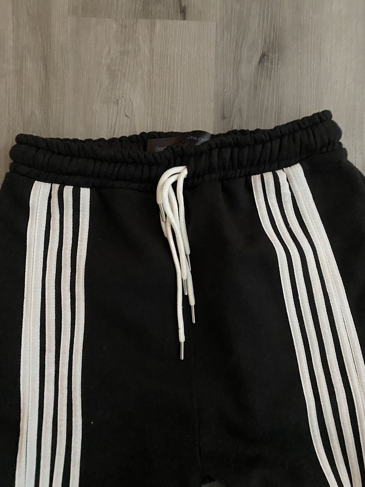 Other Striped Black Sweatpants (Sevenplusten) Size US 30 / EU 46 - 2 Thumbnail