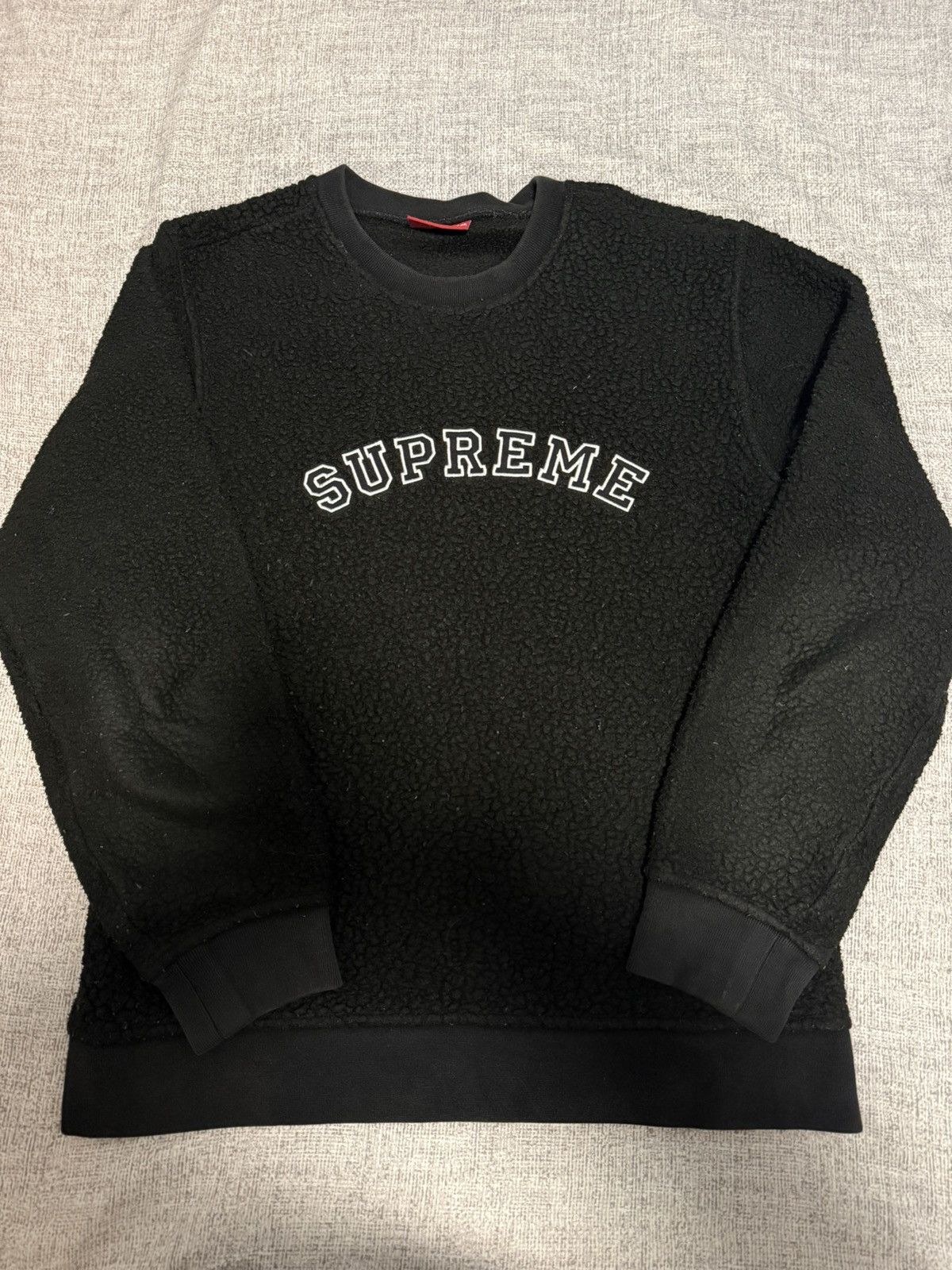 Supreme Supreme polartec deep pile arc logo crewneck Size US L / EU 52-54 / 3 - 1 Thumbnail