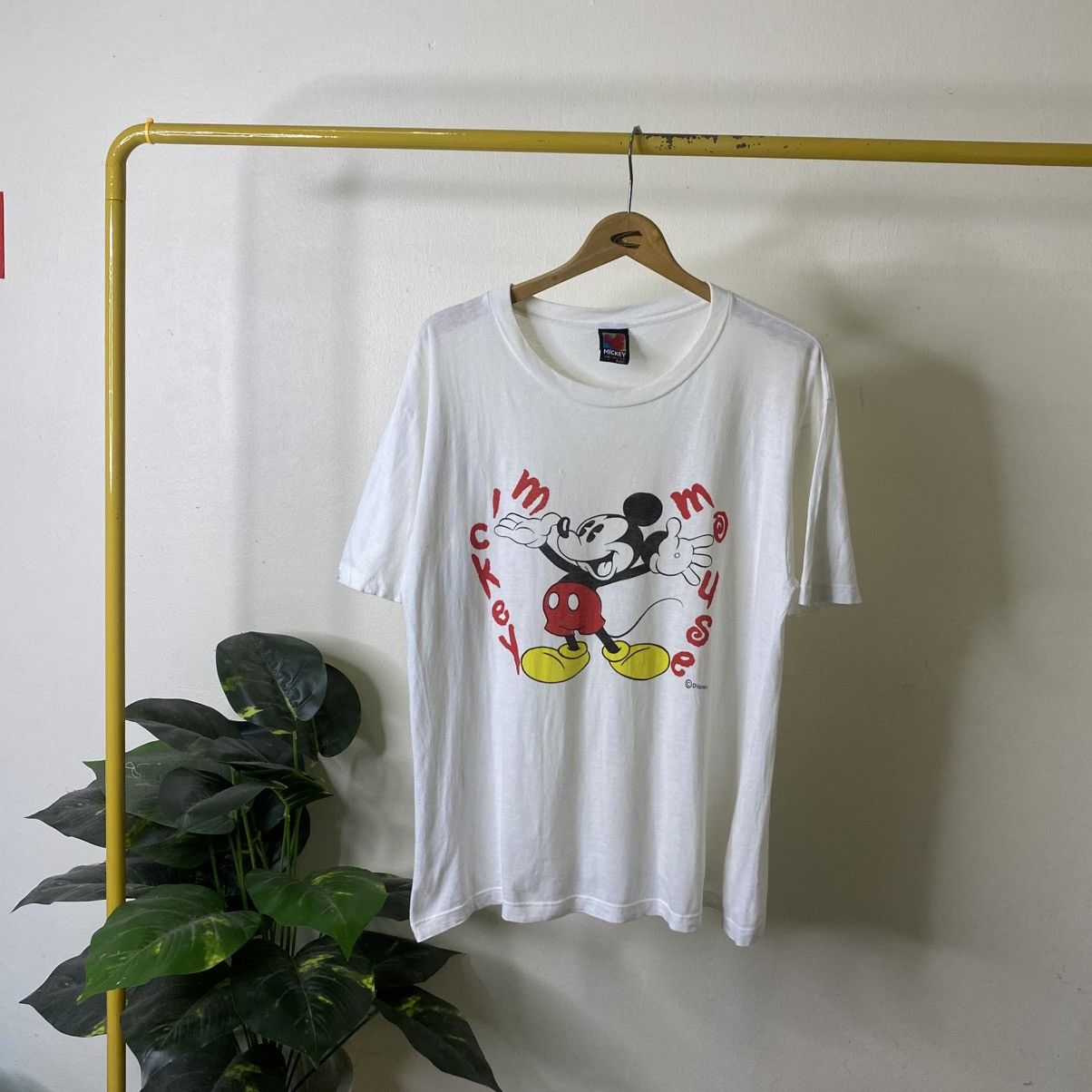 Mickey Unlimited Vintage 1990s Mickey Mouse T Shirt Size US L / EU 52-54 / 3 - 1 Thumbnail