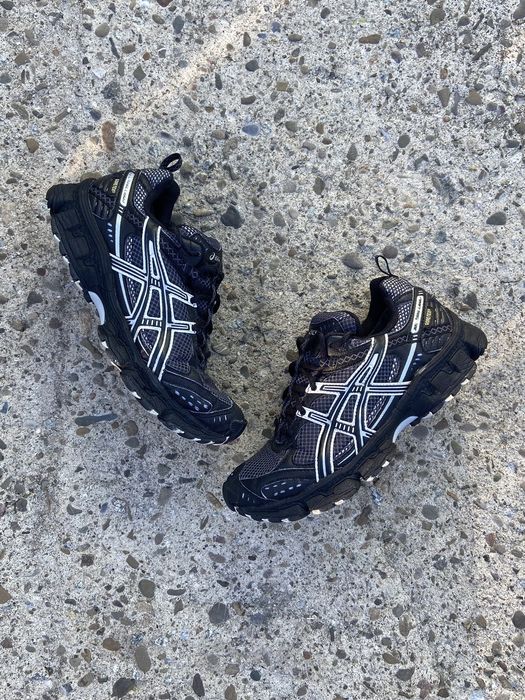 Asics Vintage Asics Gel Trail Lahar Gore Tex Black shoe | Grailed