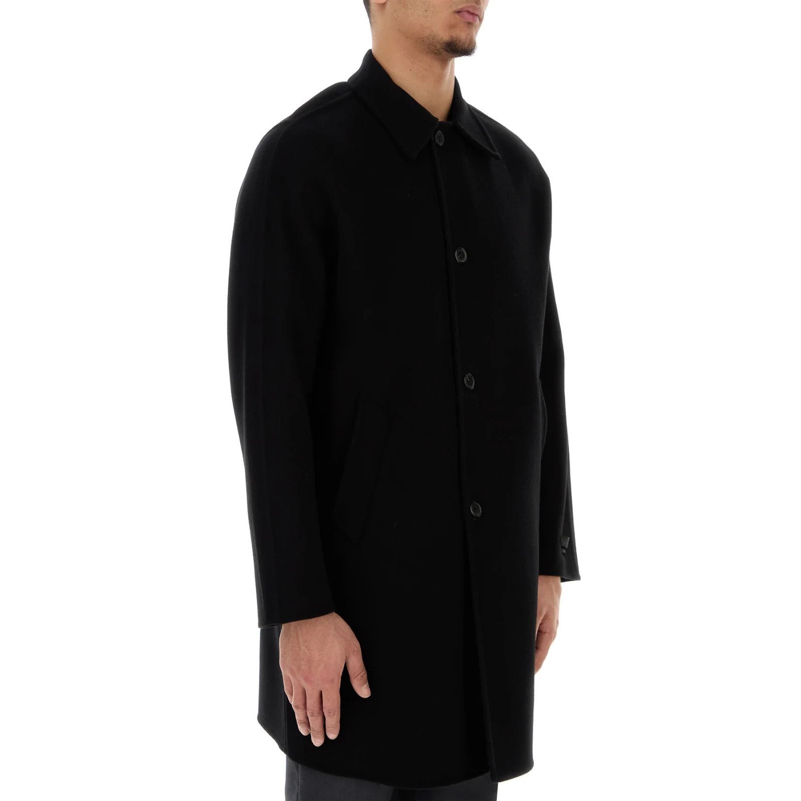 Prada PRADA Black Cashmere And Wool Jacket New & Authentic (Men's Size US M / EU 48-50 / 2 - 3 Thumbnail