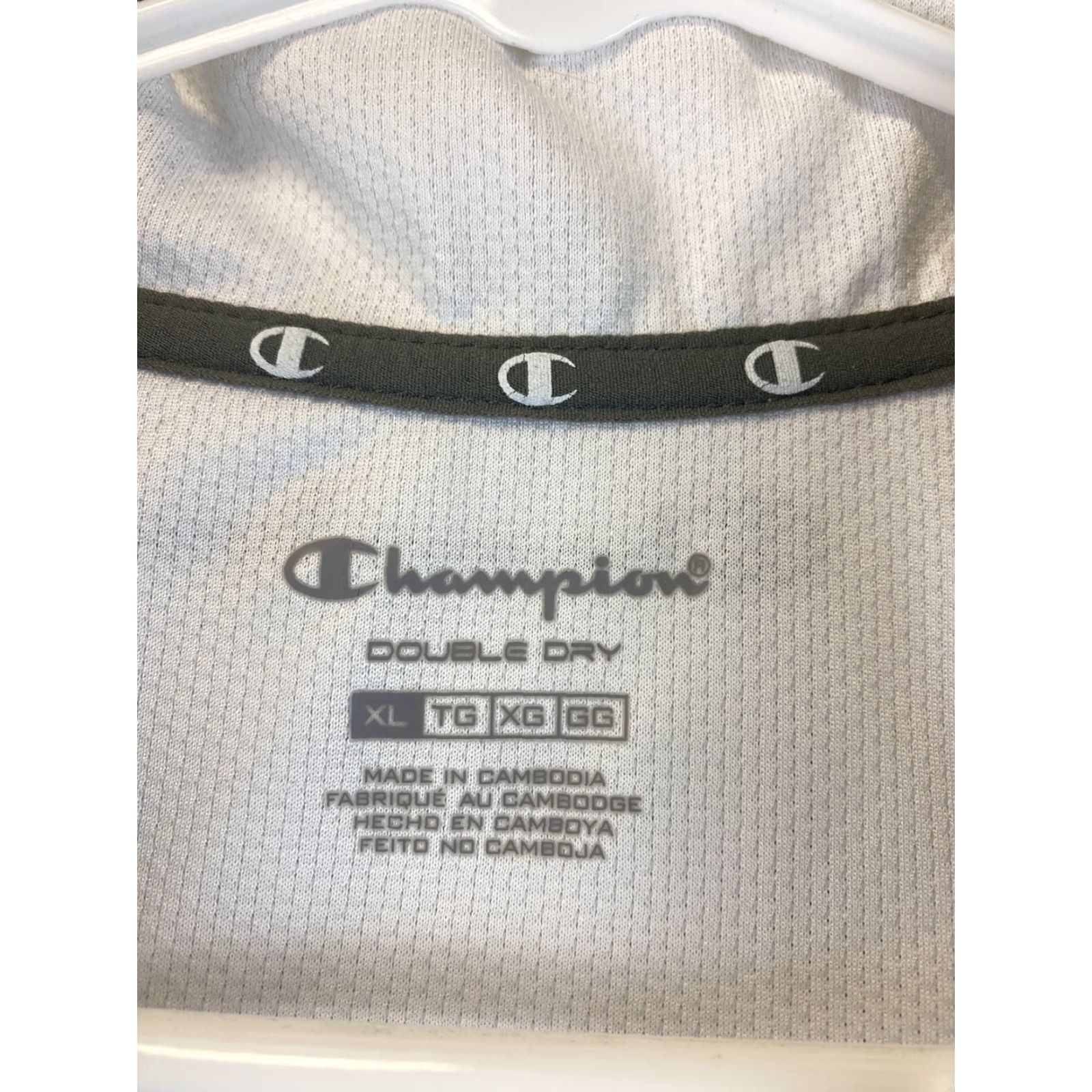 Champion White Collared Champion Du-Dry Polo Golf Shirt Men’s Size XL 87-36 Size US XL / EU 56 / 4 - 5 Thumbnail