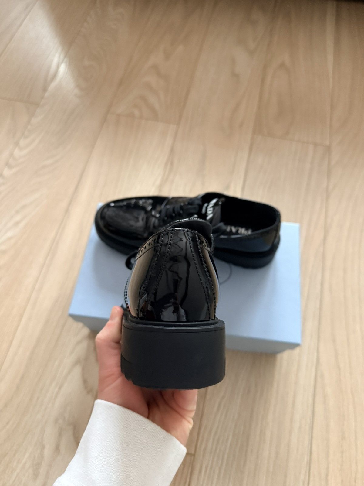 Prada Prada chocolate brushed leather loafers Size US 6 / IT 36 - 3 Thumbnail