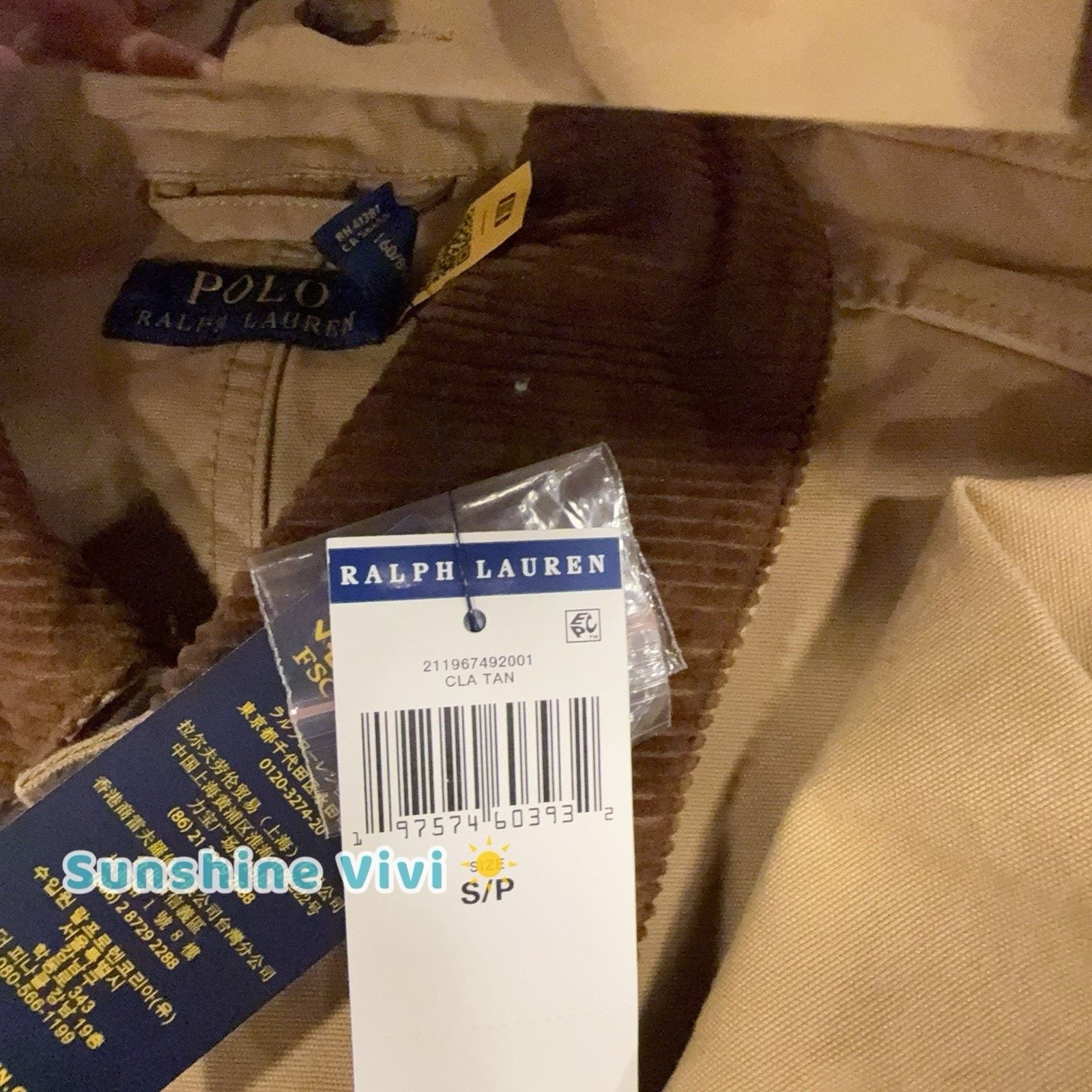 Ralph Lauren NWT Polo Ralph Lauren Women Utility Jacket Corduroy Collar Size US S / EU 44-46 / 1 - 8 Thumbnail