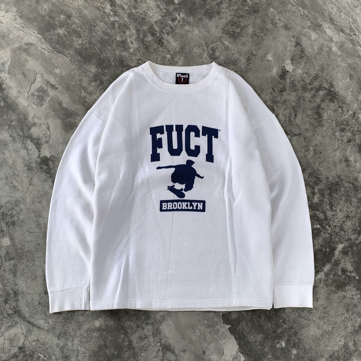 FUCT Vintage FUCT Skate Logo Brooklyn Sweatshirt Size US L / EU 52-54 / 3 - 1 Thumbnail
