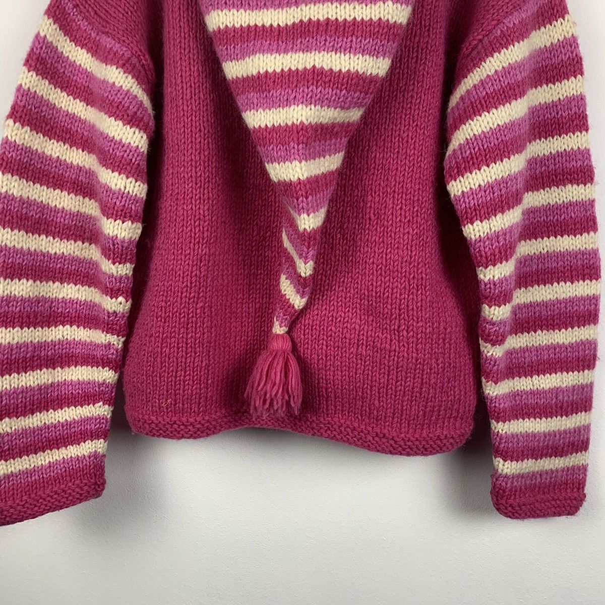 Other Vintage Y2K Pachamama Hand Knit Wool Jacket Full Zip OneSize Size US XXL / EU 58 / 5 - 11 Thumbnail