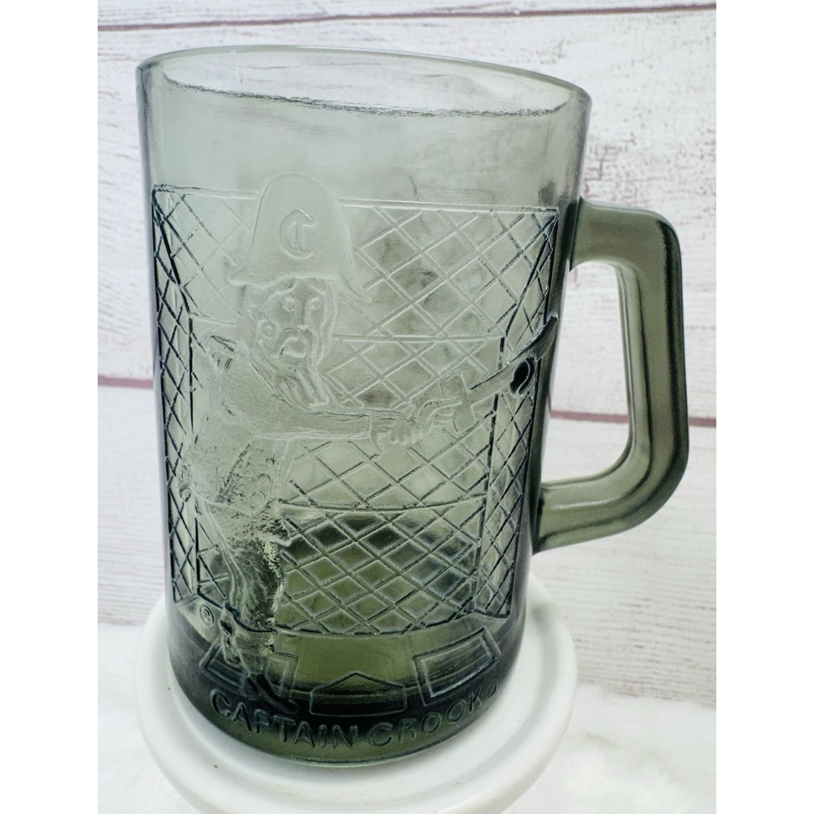 Other McDonalds HAMBURGLAR & CAPTAIN CROOK Smoky Black Glass Coffe Size ONE SIZE - 4 Thumbnail