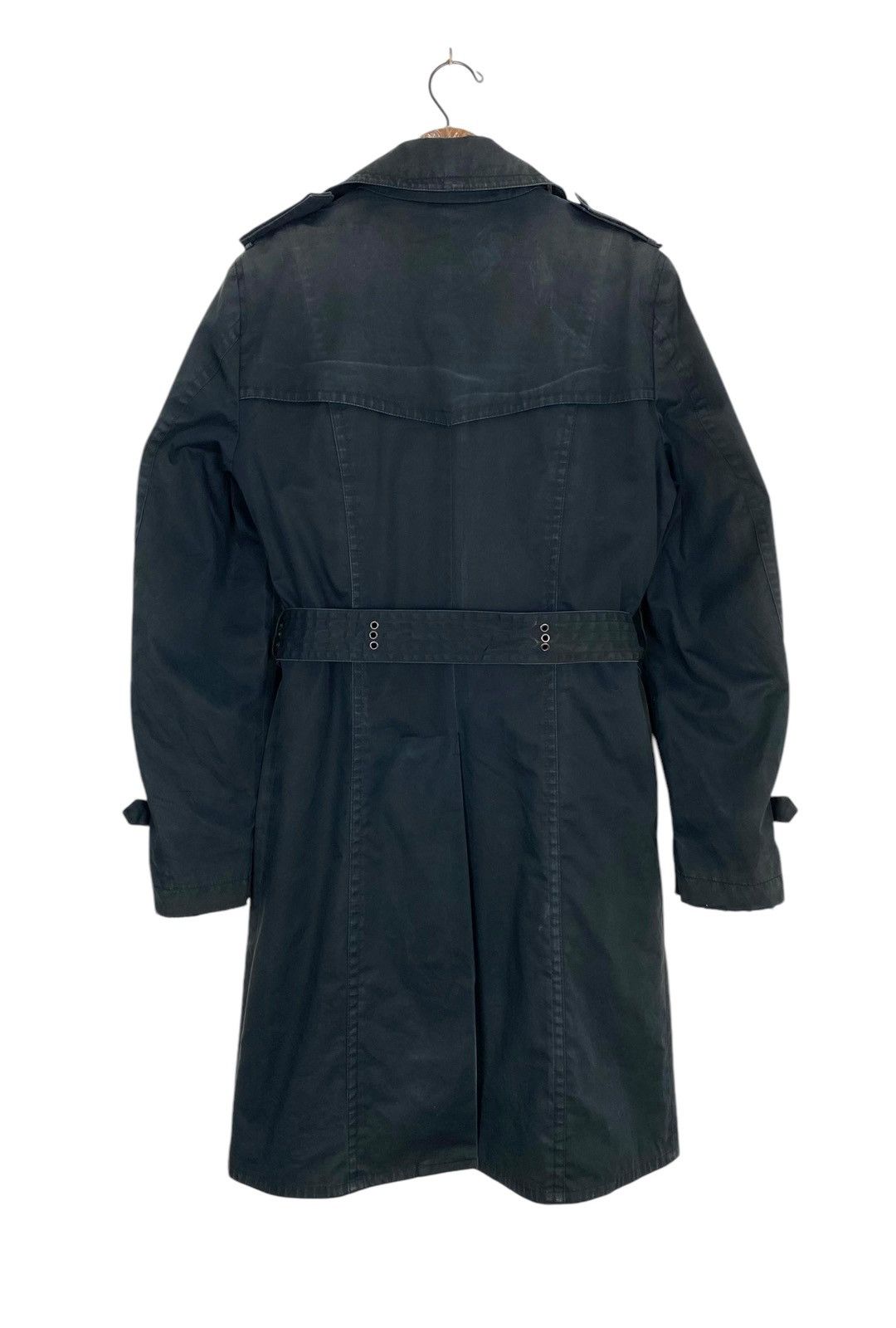 Costume National Rare‼️ Vtg Costume National Homme Belted Trench Coat Italy Size US M / EU 48-50 / 2 - 3 Thumbnail