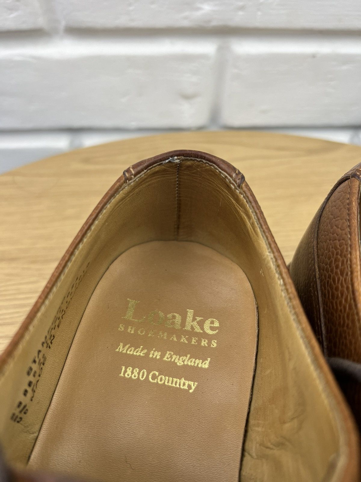Loake LOAKE Derby Leather Shoes Lace Up Handmade in England Men’s Size US 9.5 / EU 42-43 - 21 Thumbnail