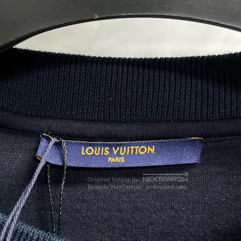 Louis Vuitton Louis Vuitton Blue presbyopic gradient crewneck long-sleev Size US XL / EU 56 / 4 - 2 Thumbnail