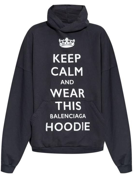 Balenciaga BALENCIAGA Women Hoodies 803265D TRVC59034 Black Size XS / US 0-2 / IT 36-38 - 1 Thumbnail