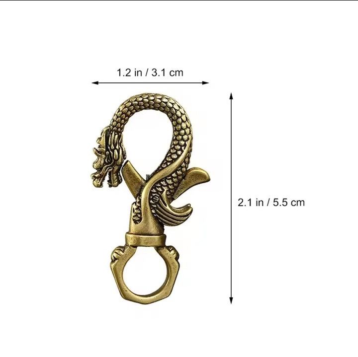 Vintage Brass Belt Wallet Chain Size ONE SIZE - 5 Thumbnail