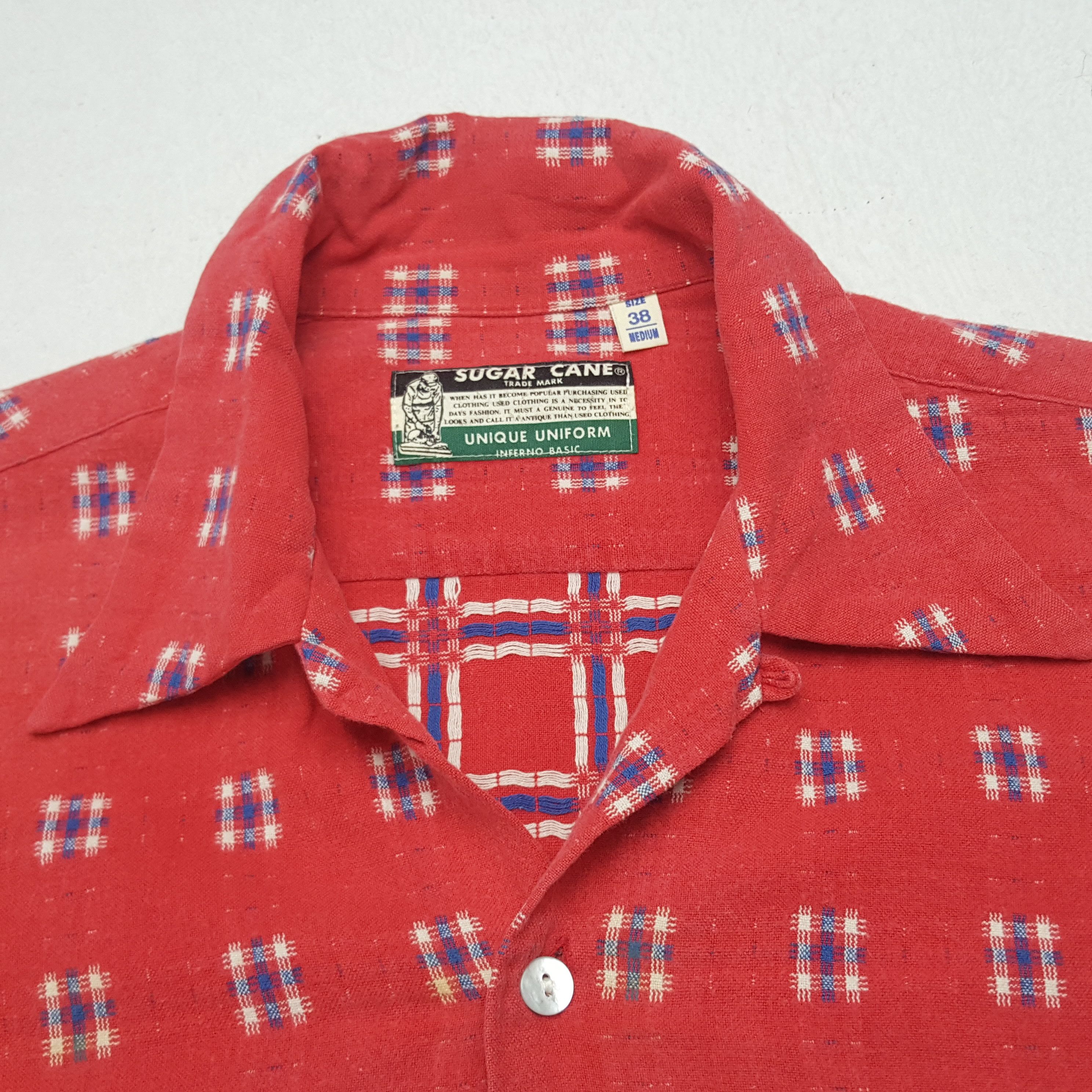 Japanese Brand × Sugar Cane × Vintage Vintage Sugar Cane Japan Worker Button Up Shirt Size US M / EU 48-50 / 2 - 3 Thumbnail